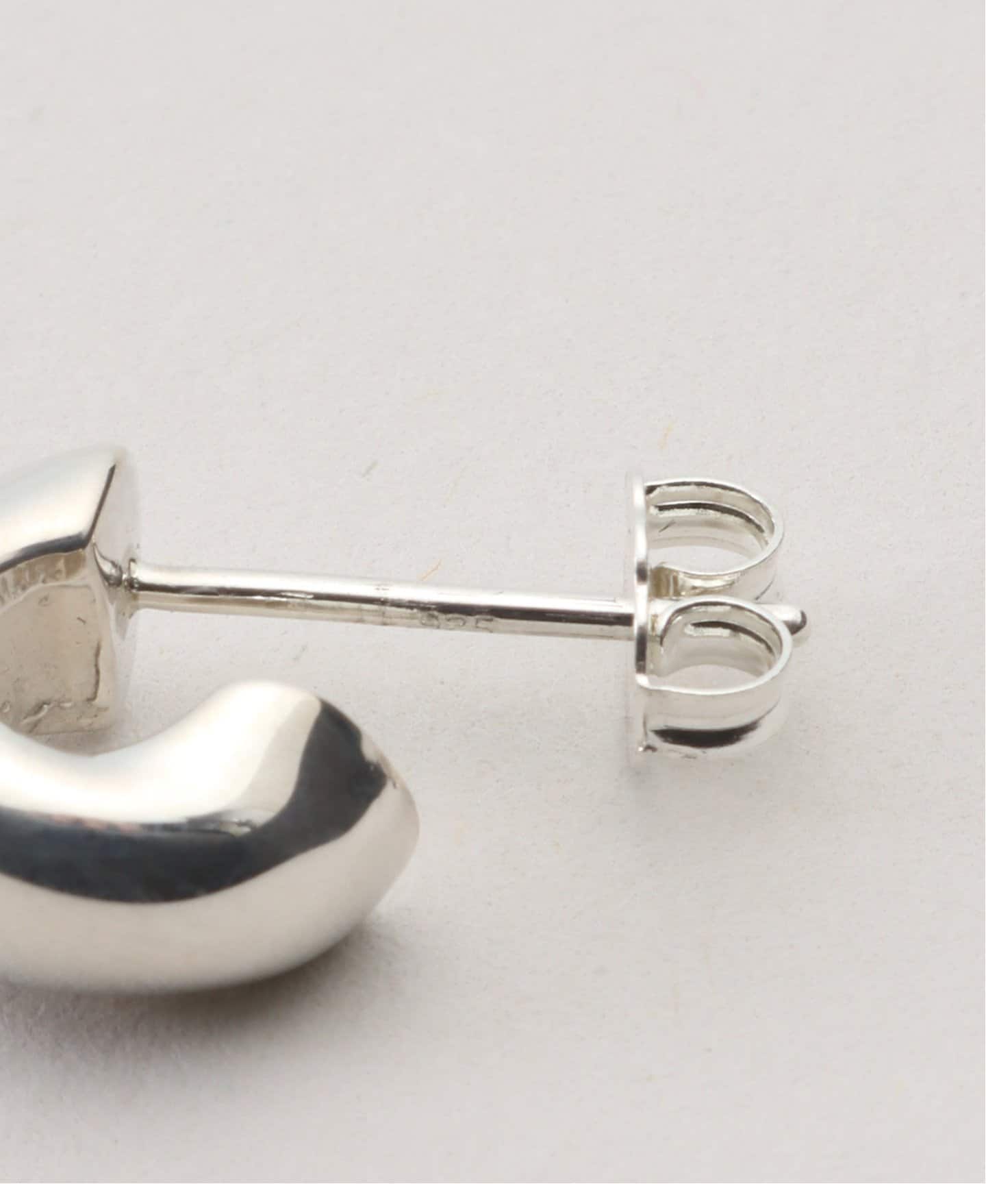 AGMES/アグメス】MINI DAHLIA HUGGIES STERLING SILVE：ピアス（両耳