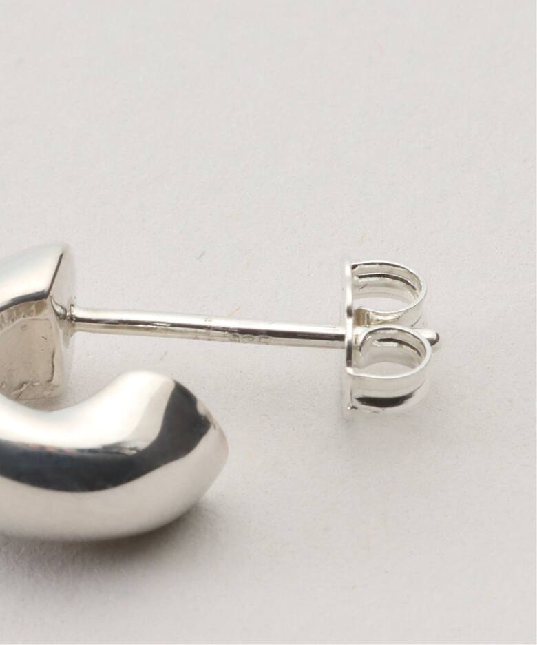 AGMES/アグメス】MINI DAHLIA HUGGIES STERLING SILVE：ピアス（両耳 
