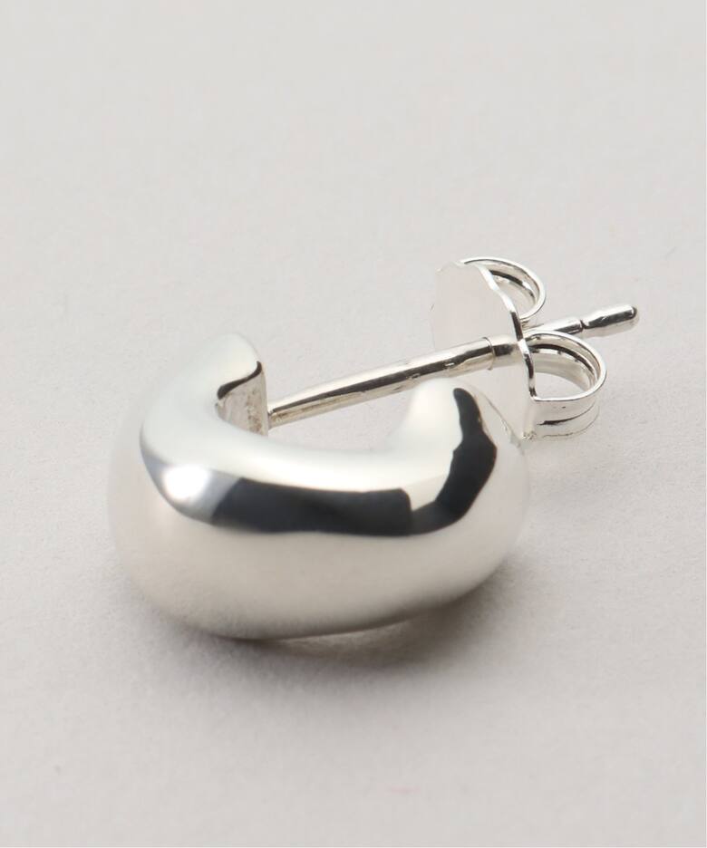 AGMES/アグメス】MINI DAHLIA HUGGIES STERLING SILVE：ピアス（両耳 
