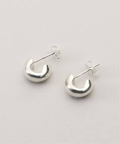 AGMES/アグメス】MINI DAHLIA HUGGIES STERLING SILVE：ピアス（両耳 