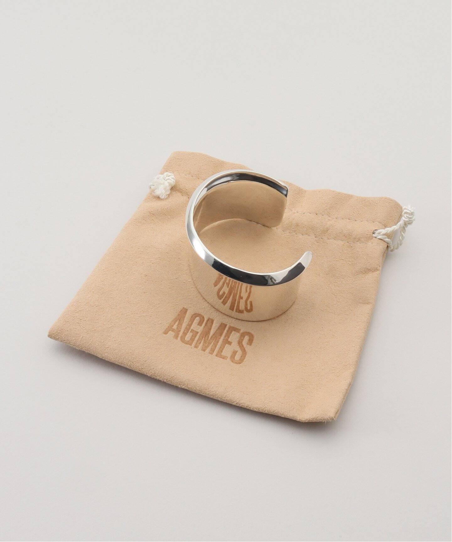 JOURNAL STANDARD シルバー バングル AGMES/アグメスSMALL CLIFF CUFF STERLING SILVER：バングル