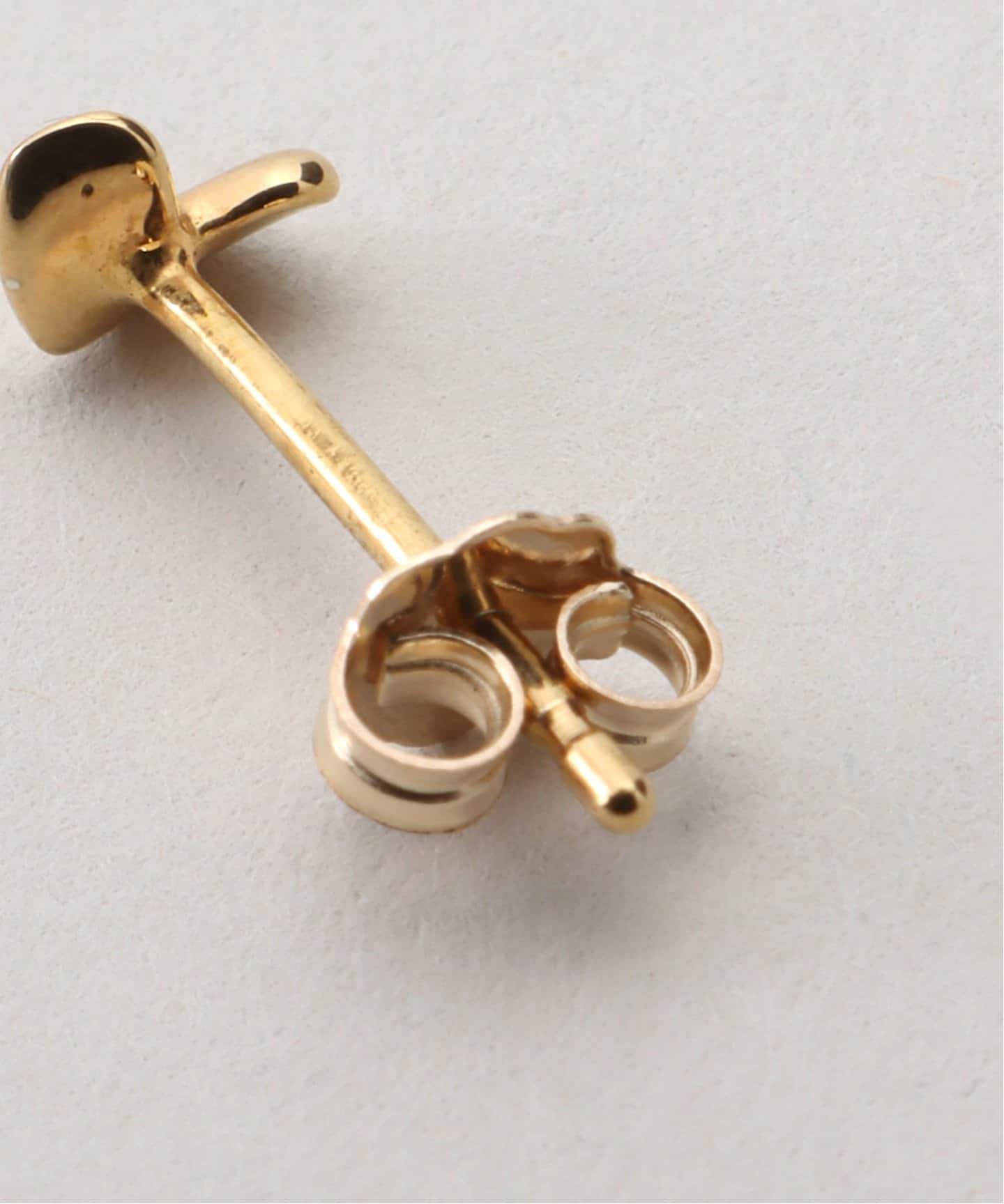 AGMES ピアス スタッド ハート アグメス ゴールド AGMES/アグメス】MINI SCULPTEDHEART STUDS GOLD VERM：ピアス