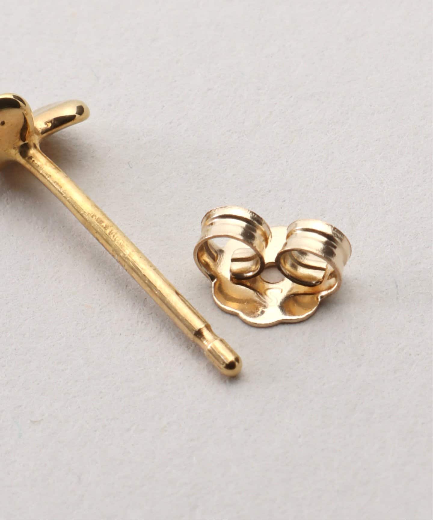 AGMES ピアス スタッド ハート アグメス ゴールド AGMES/アグメス】MINI SCULPTEDHEART STUDS GOLD VERM：ピアス