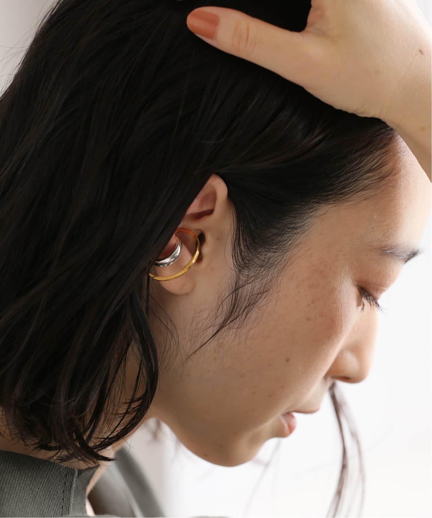 フランス発送 ALIITA 片耳イヤーカフ DECO ROMBO EARCUFF BONVO/ボンボ】VERO EAR CUFF RIGHT：イヤーカフ（右耳用