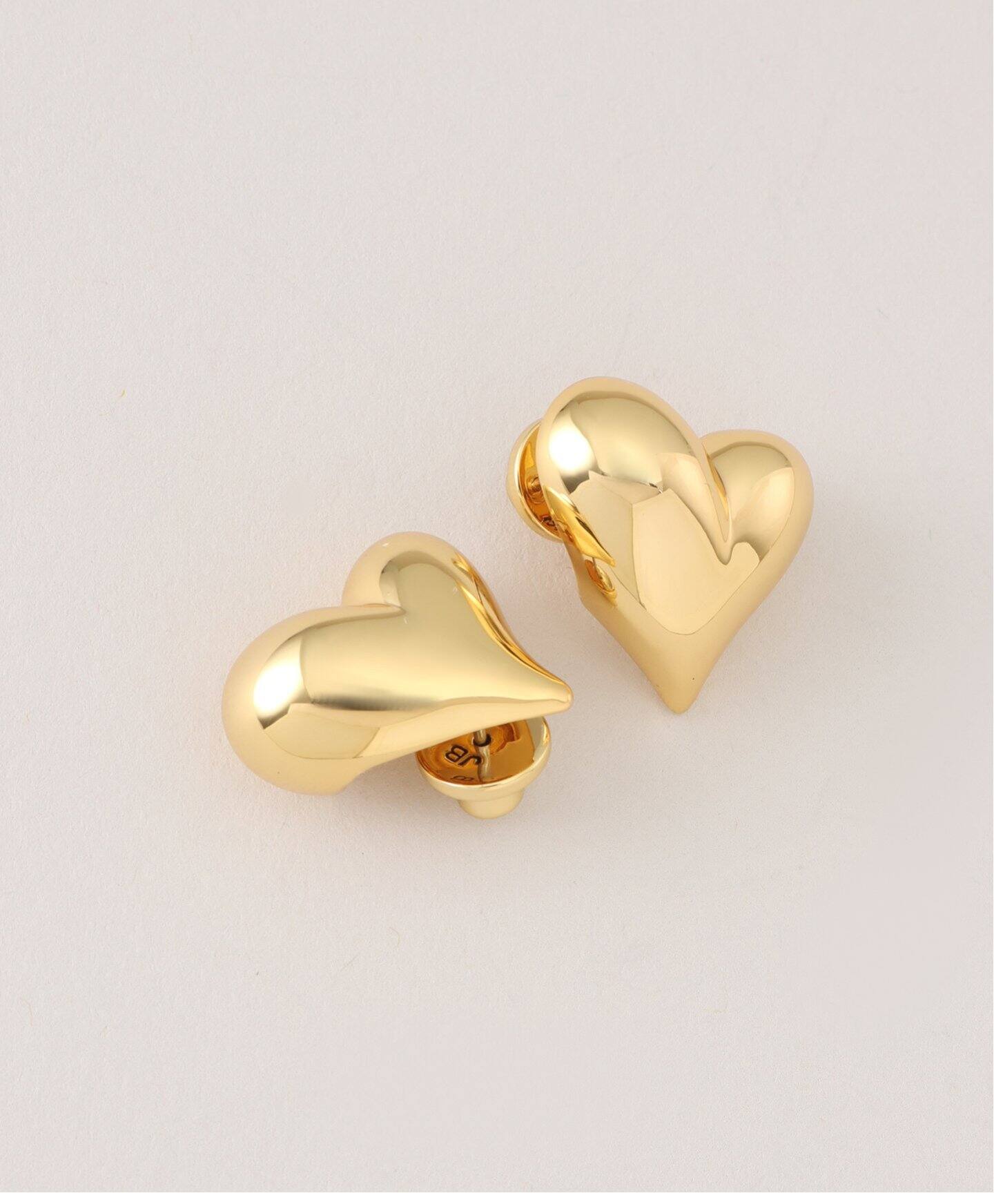 JENNY BIRD/ジェニーバード】HEART BUTTON EARRINGS：ピアス（両耳 