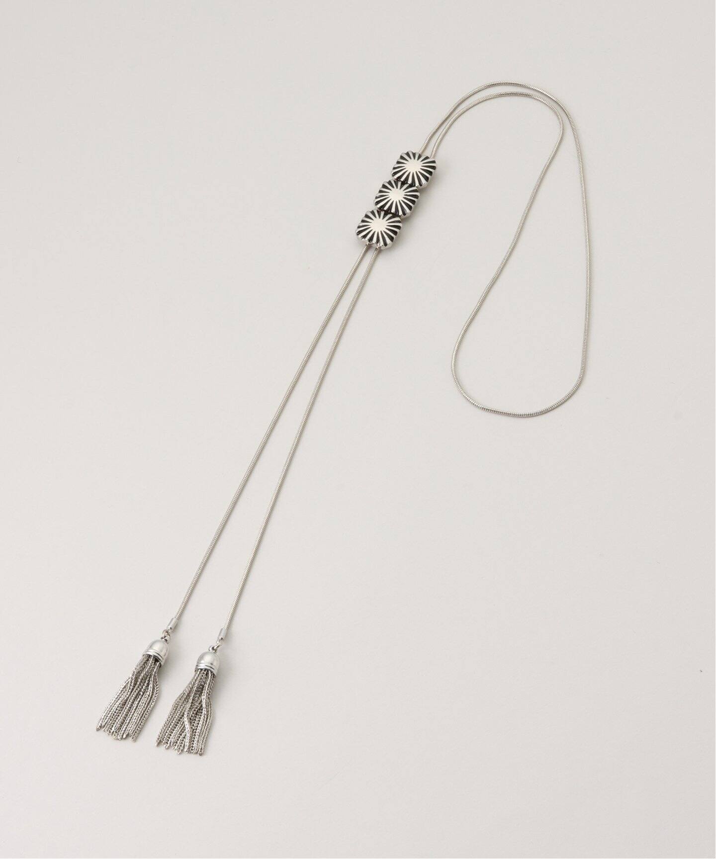 TOGA TOO/トーガトゥ】Metal fringe loop tie：ループタイ（その他  