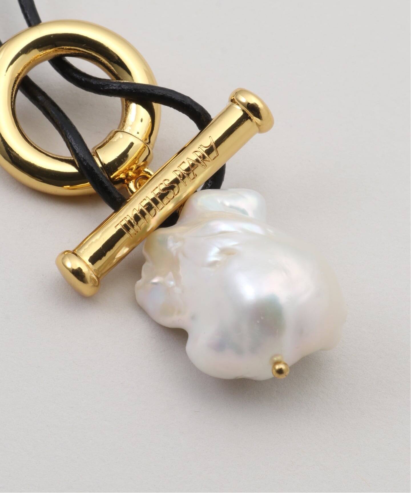 TIMELESS PEARLY/タイムレスパーリー】CORD NOIR AVEC PERLE BAROQUE