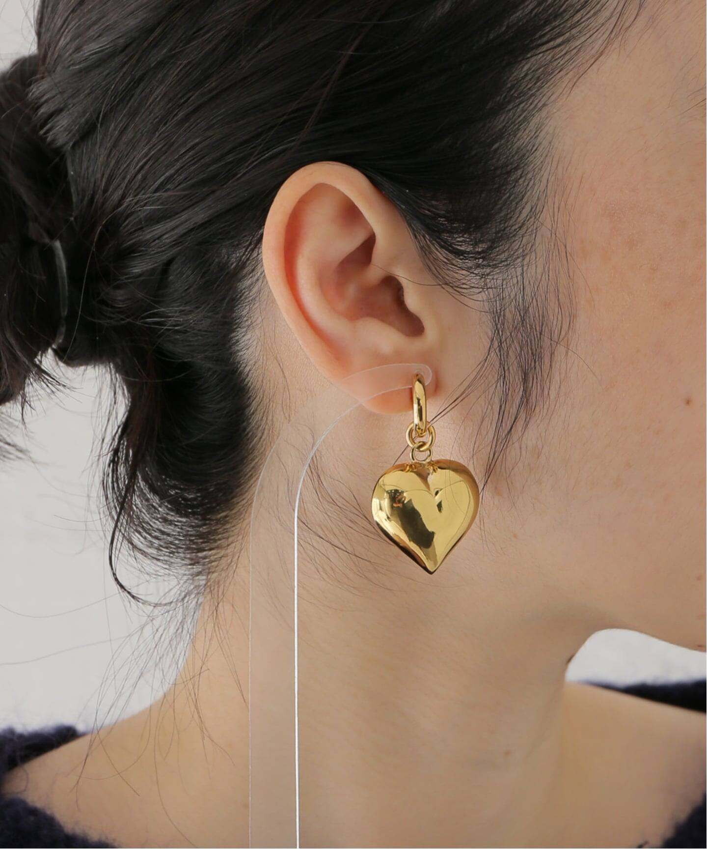 TIMELESS PEARLY】LES ANNEUX DE TAILLE 3 X10 AVEC SMILE：ピアス（両