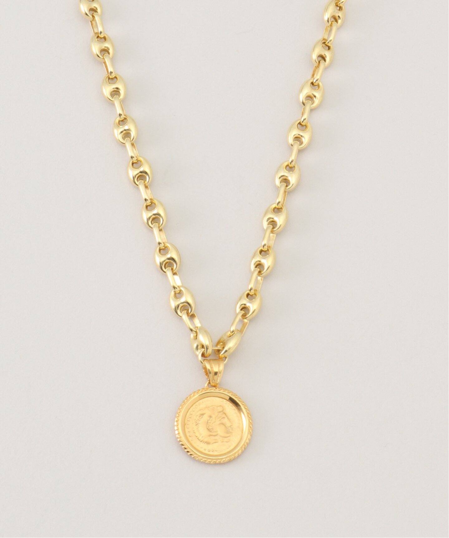 HERMINA ATHENS】THETA CHAIN HERCULES CHARM：ネックレス
