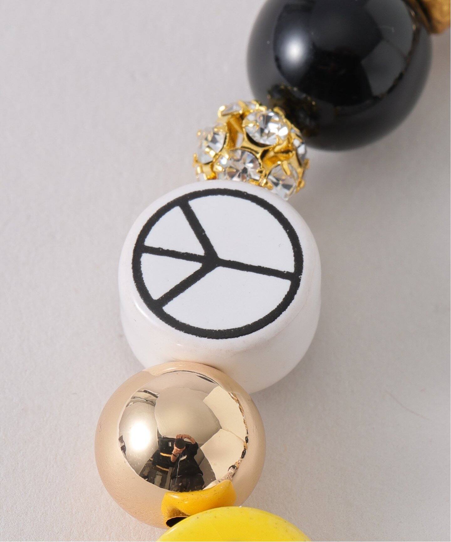 VENESSA ARIZAGA 別注VIBESビーズ付きキーホルダー