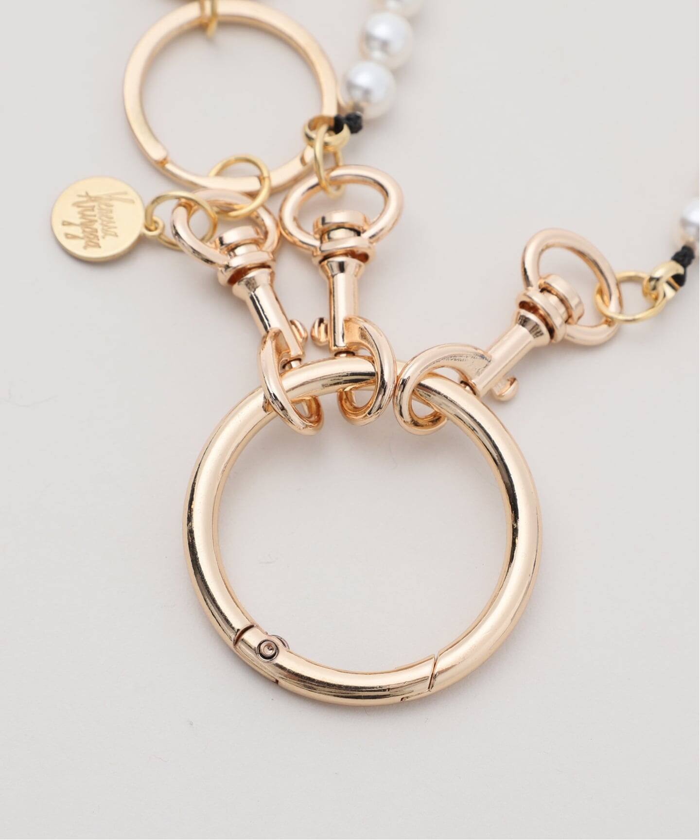 別注【VENESSA ARIZAGA】Happy Pearl Keyri：キーチャーム（キーケース