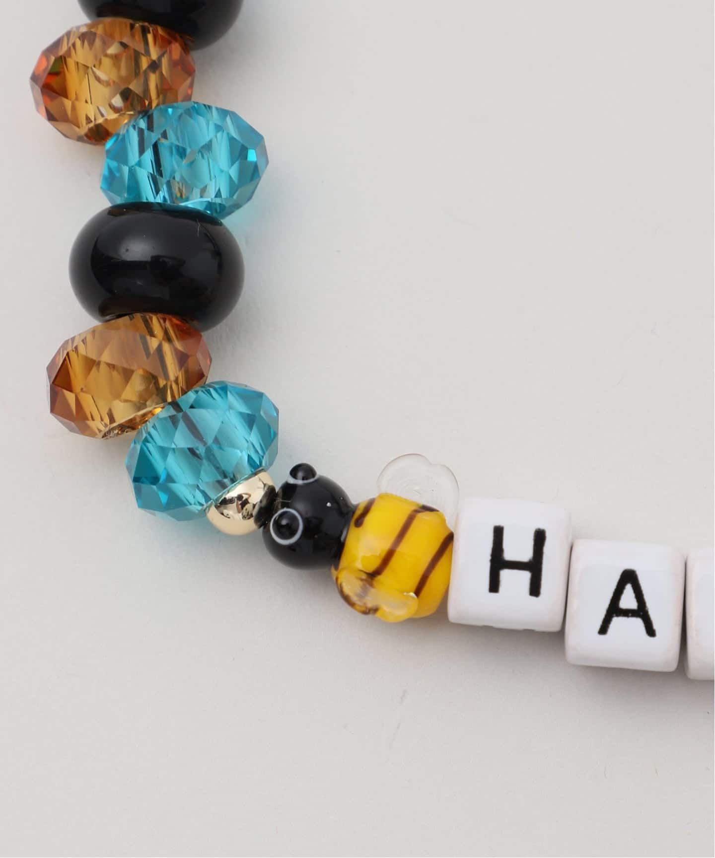 別注【VENESSA ARIZAGA】Bee Happy Keyring：キーチャーム（キーケース