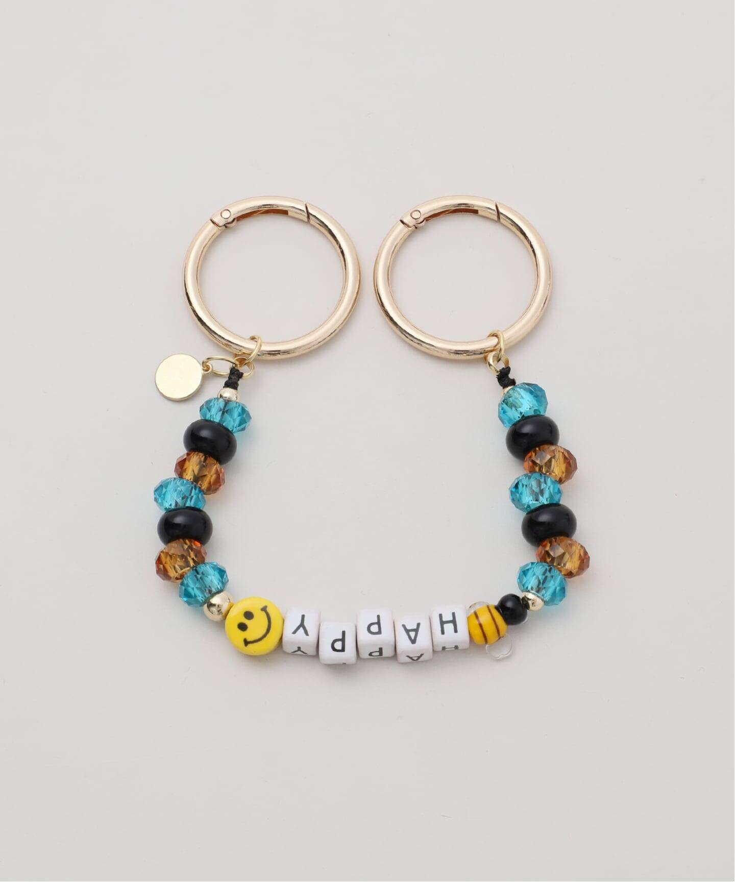 別注【VENESSA ARIZAGA】Bee Happy Keyring：キーチャーム（キーケース