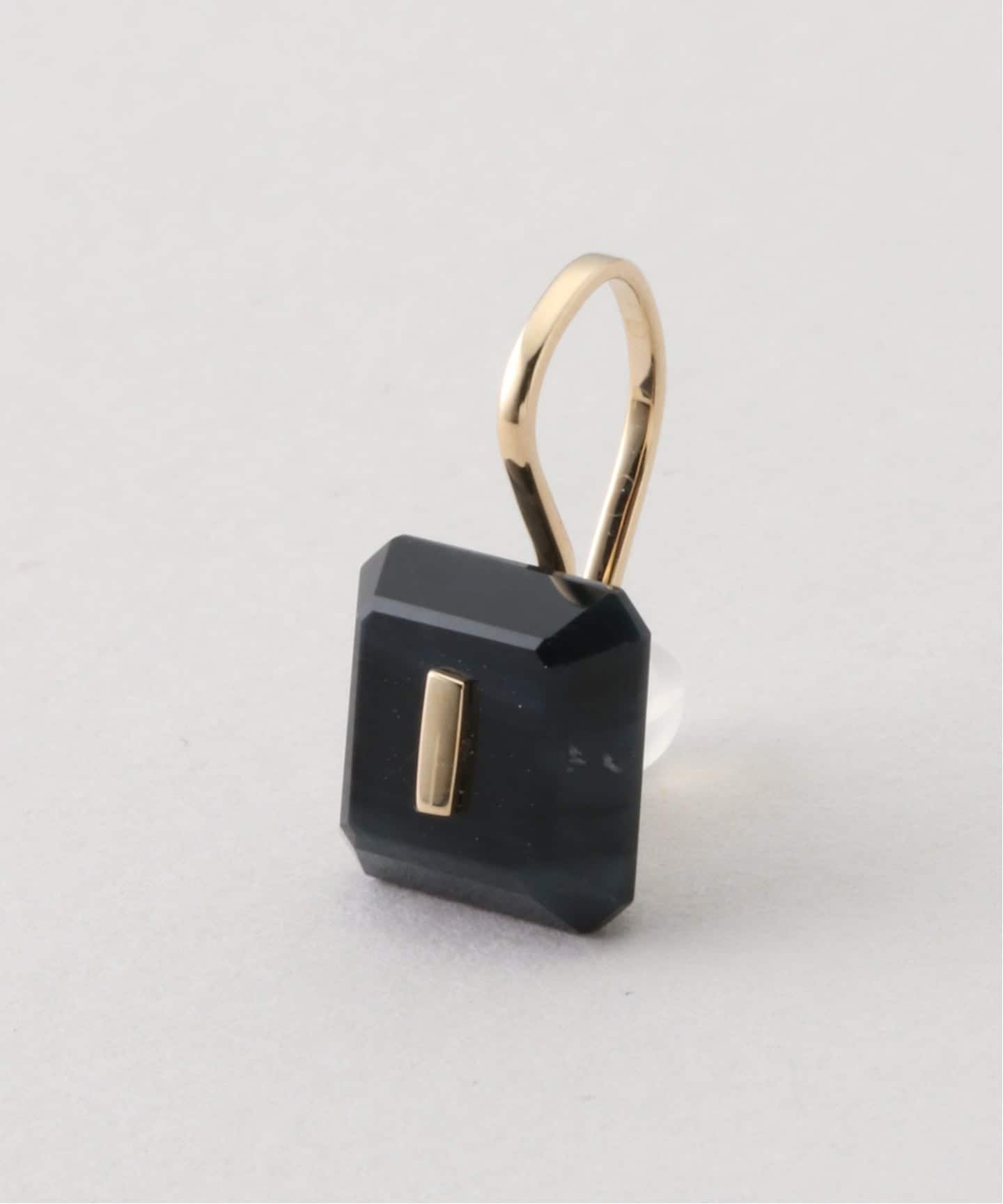 Hirotaka 片耳用ピアス HIROTAKA/ヒロタカ】Bird of P Rectangle Stud Carner：ピアス