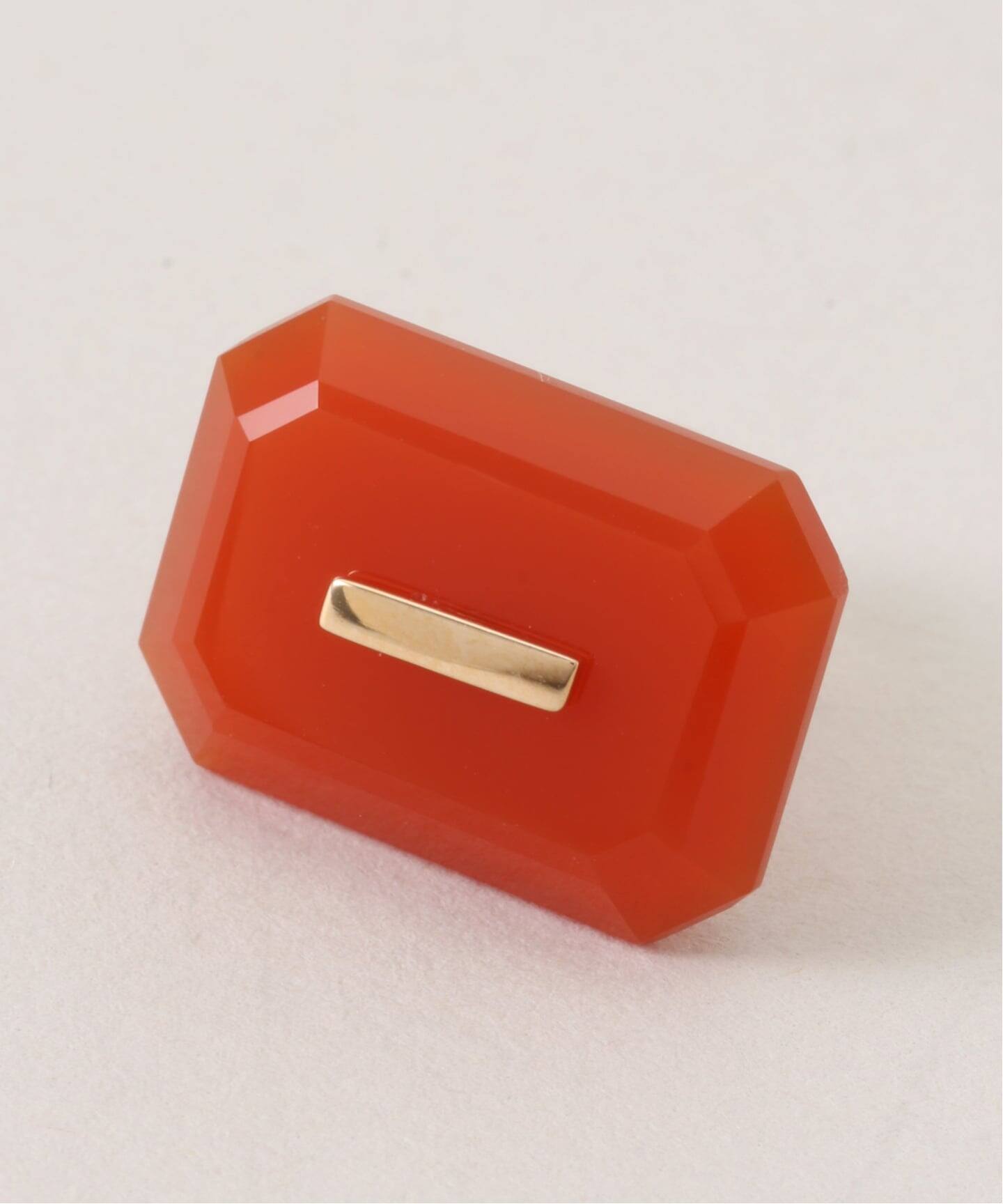 HIROTAKA/ヒロタカ】Bird of P Rectangle Stud Carner：ピアス