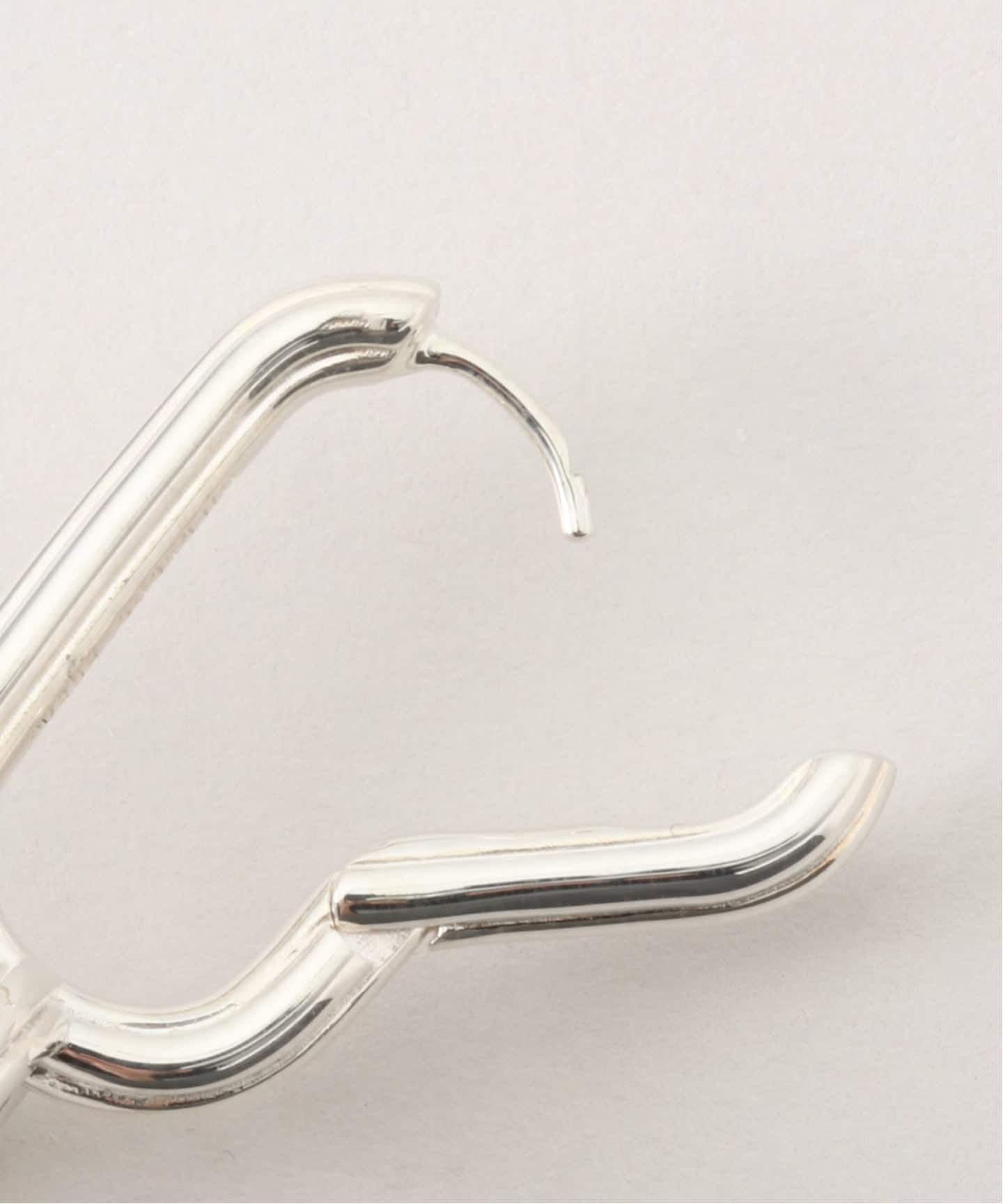 HIROTAKA/ヒロタカ】Sand Dune Oblong Double Hoop Ea：ピアス（片耳用