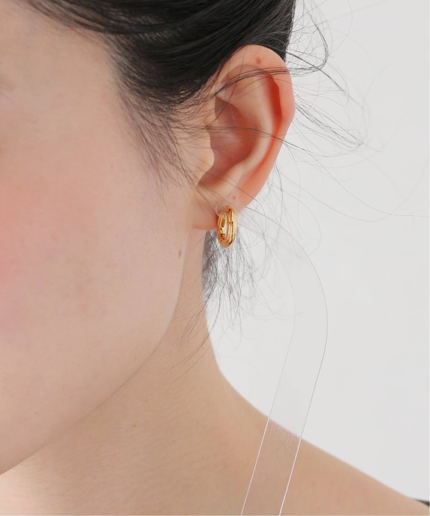 Hirotaka 片耳用ピアス HIROTAKA/ヒロタカ】Bird of P Square Stud Amazanite：ピアス