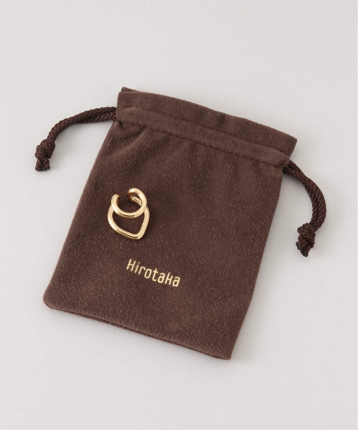 HIROTAKA/ヒロタカ】Sand Dune Double Ear Cuff：イヤーカフ