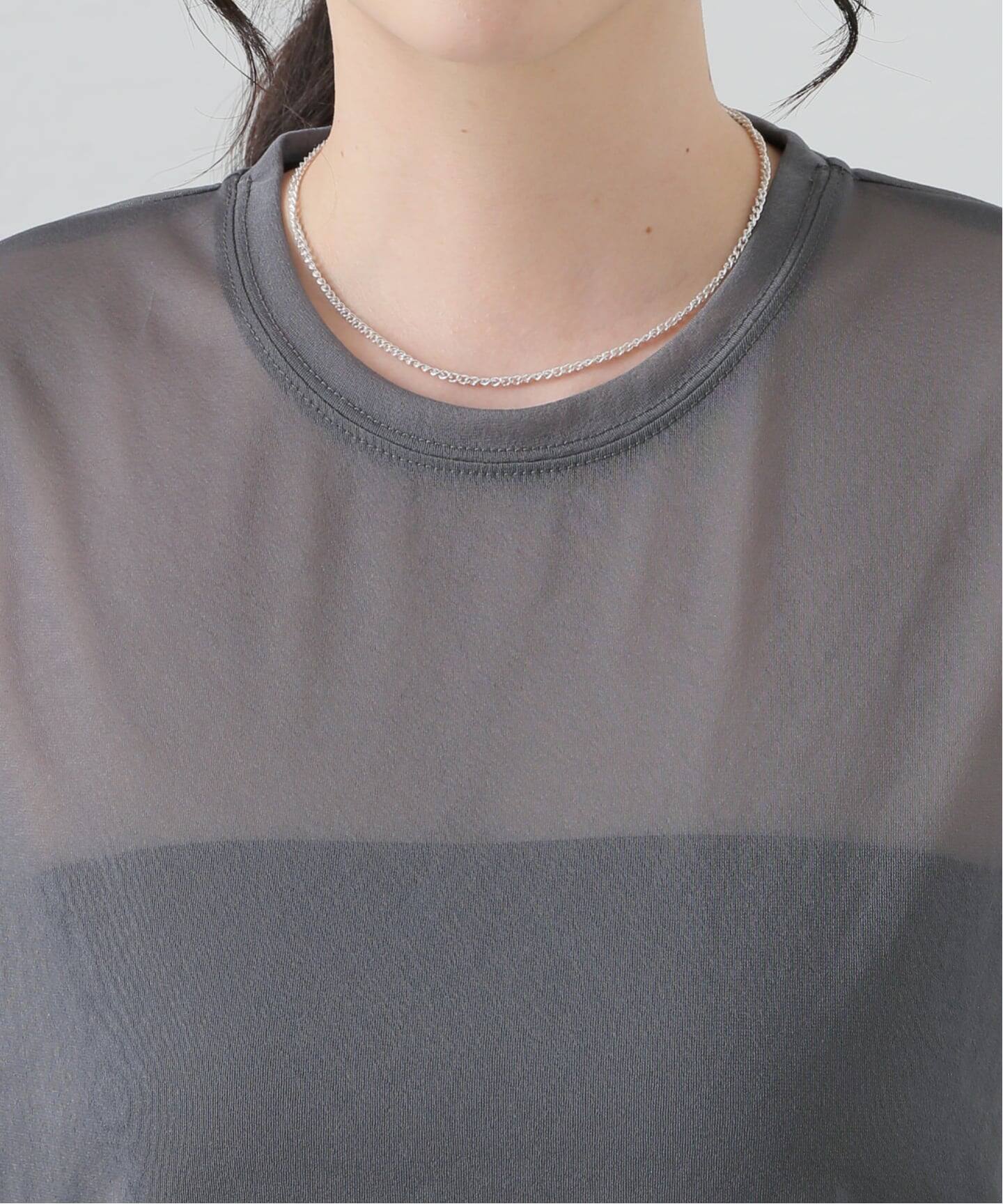 BONEE / ボーニー silver string necklace FREELY NECKLACE-フリーリー 