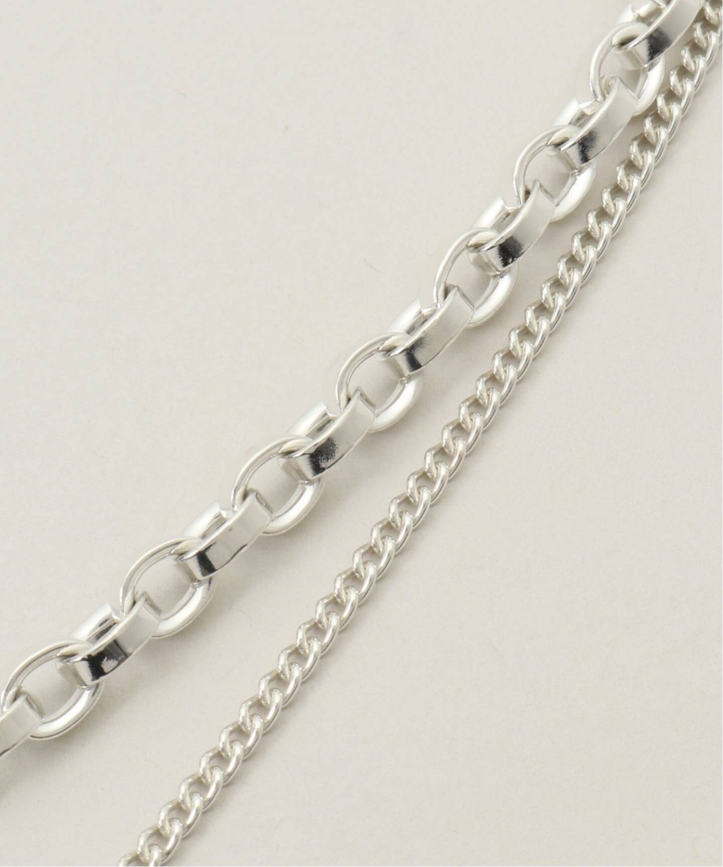 BONEE/ボーニー】DOUBLE CHAIN NECKLACE：ネックレス
