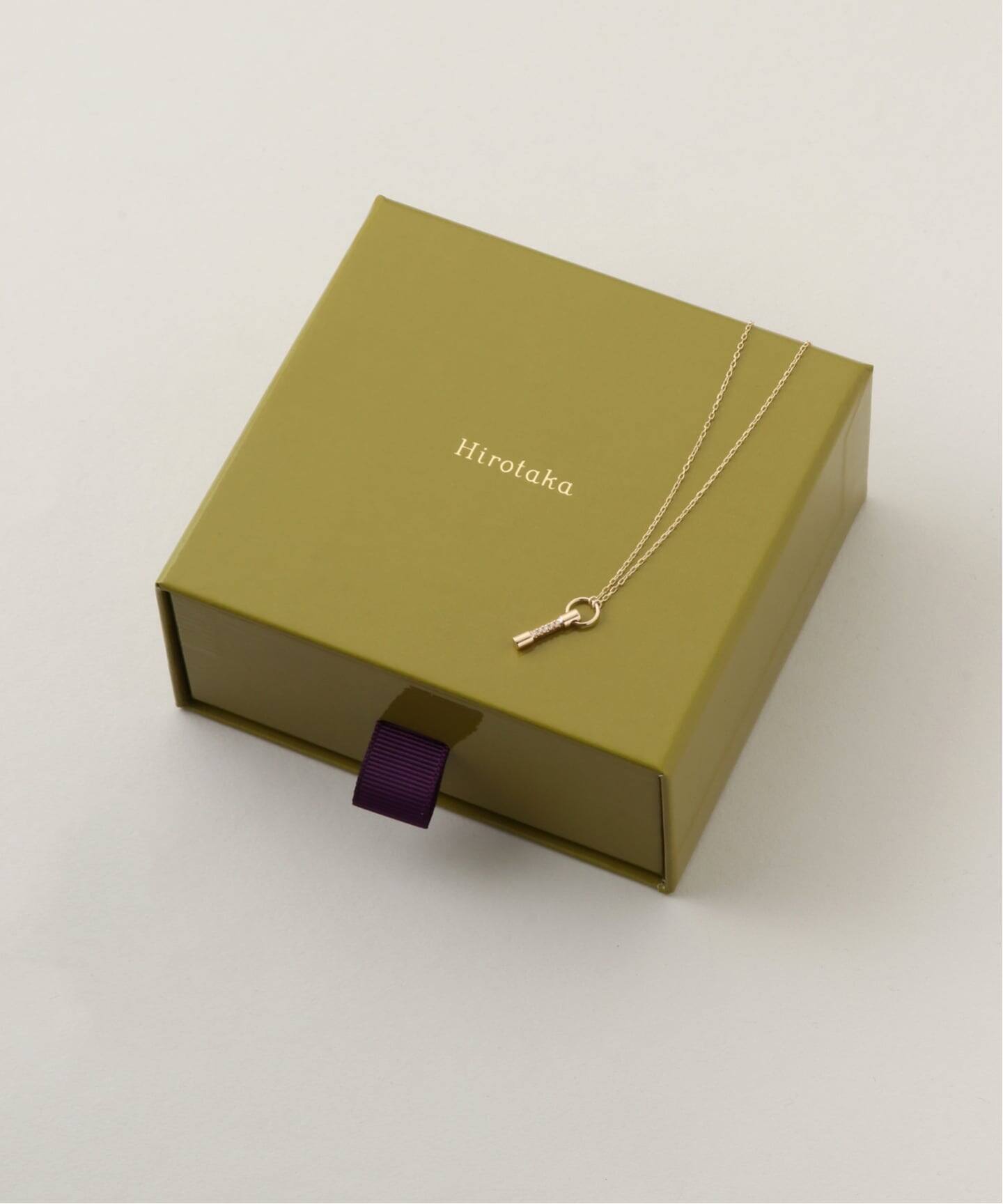 HIROTAKA/ヒロタカ】 PUNCTURE Spear Diamond Necklace：ネックレス