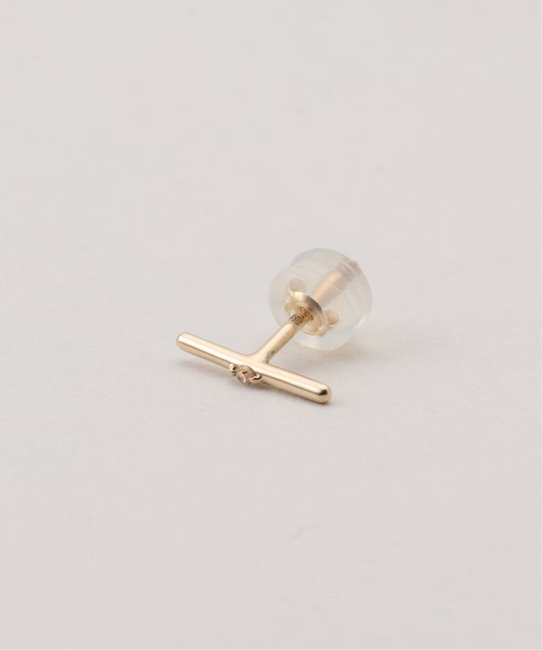 HIROTAKA/ヒロタカ】Mosquito Diamond Bar Earring：ピアス（片耳用 