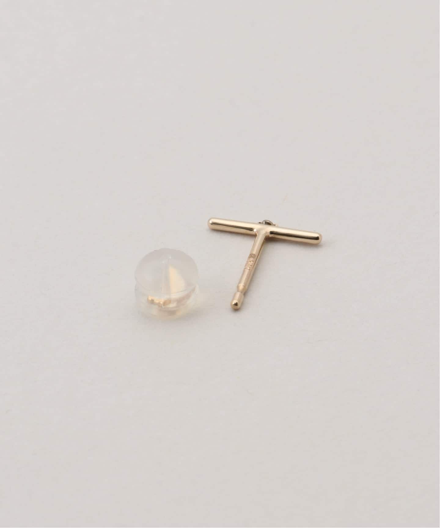 HIROTAKA/ヒロタカ】Mosquito Diamond Bar Earring：ピアス（片耳用