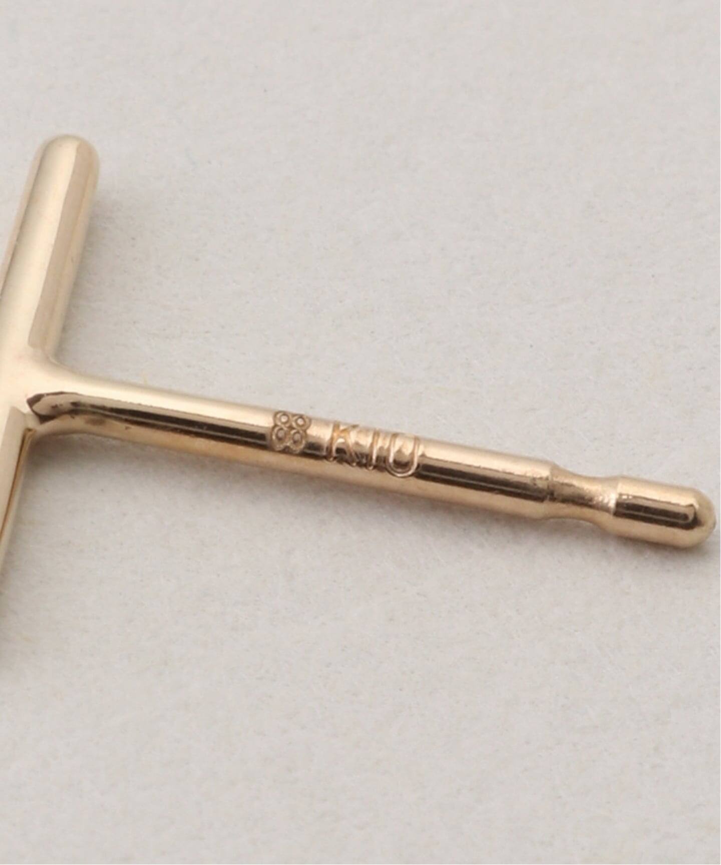 HIROTAKA/ヒロタカ】Mosquito Diamond Bar Earring：ピアス（片耳用