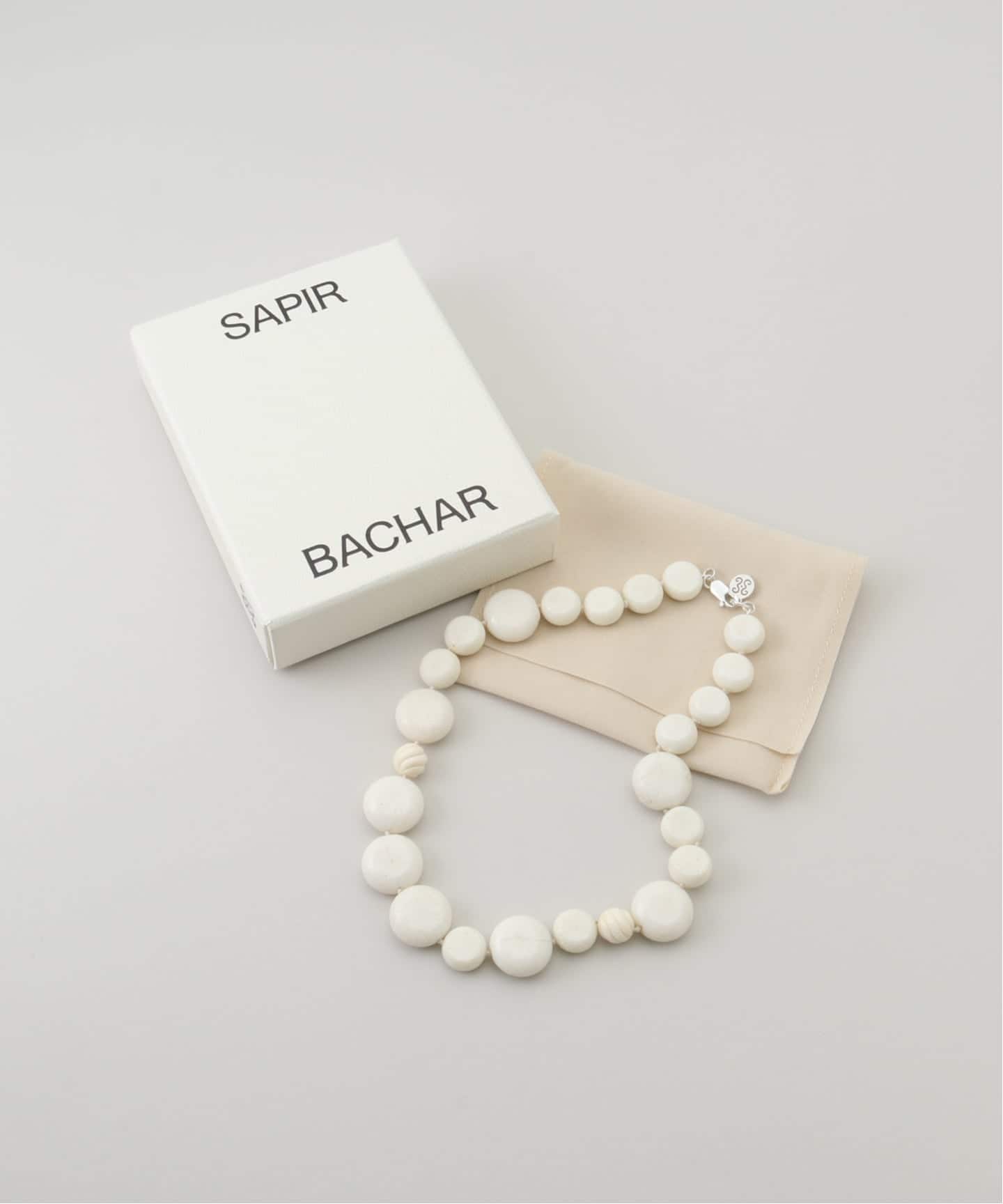 SAPIR BACHAR サピア バシャール】CARVED CORAL NECKLACE：ネックレス