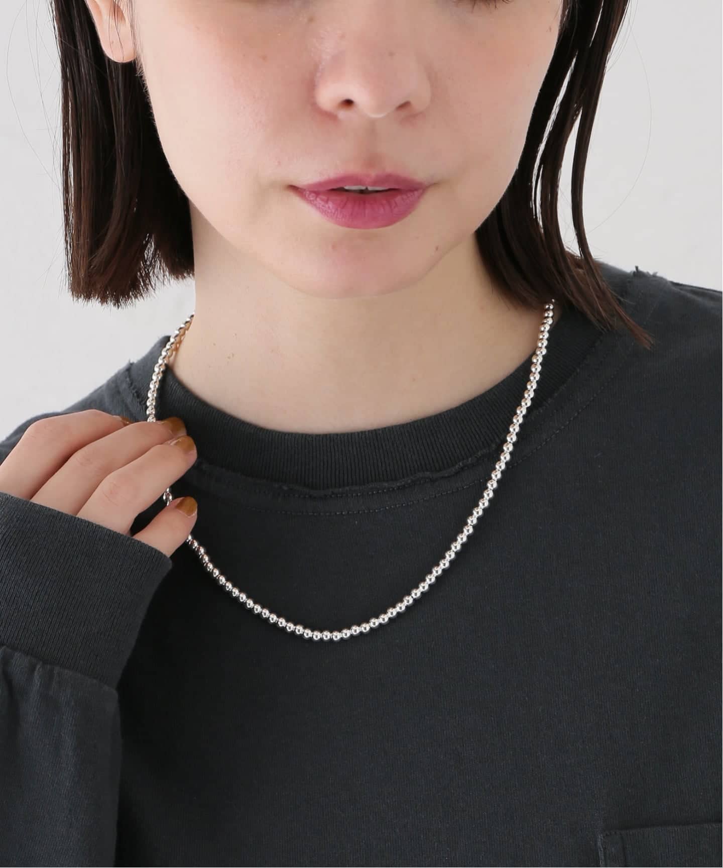 ERICKA NICOLAS BEGAY】BEGAY NAVAJO PEARL 4mm 50：ネックレス