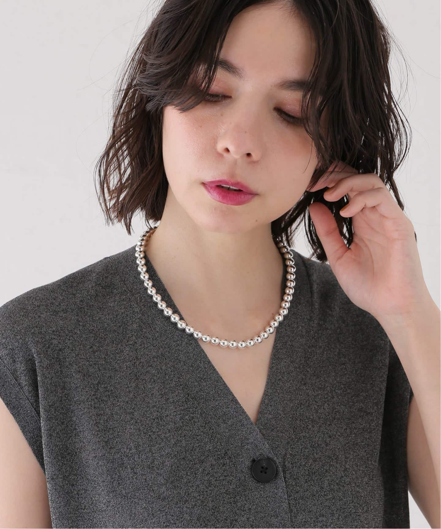定価 ¥165,000 Navajo ネックレス ERICKA NICOLAS BEGAY】NAVAJO PEARL 8mm 45：ネックレス