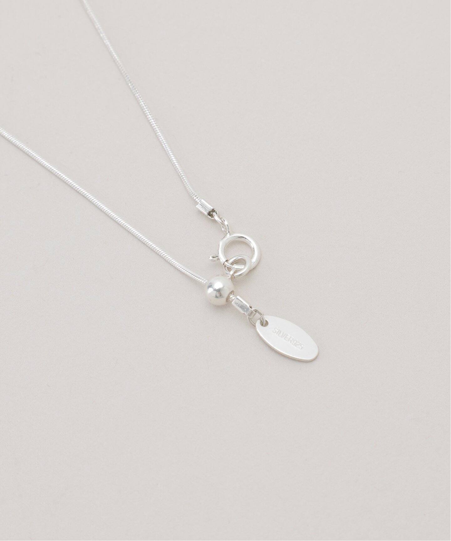 JSjewelry 2wayボールチャームネックレス　S925 追加2》【JSjewelry】S925 2wayボールチャームネックレス（ネックレス