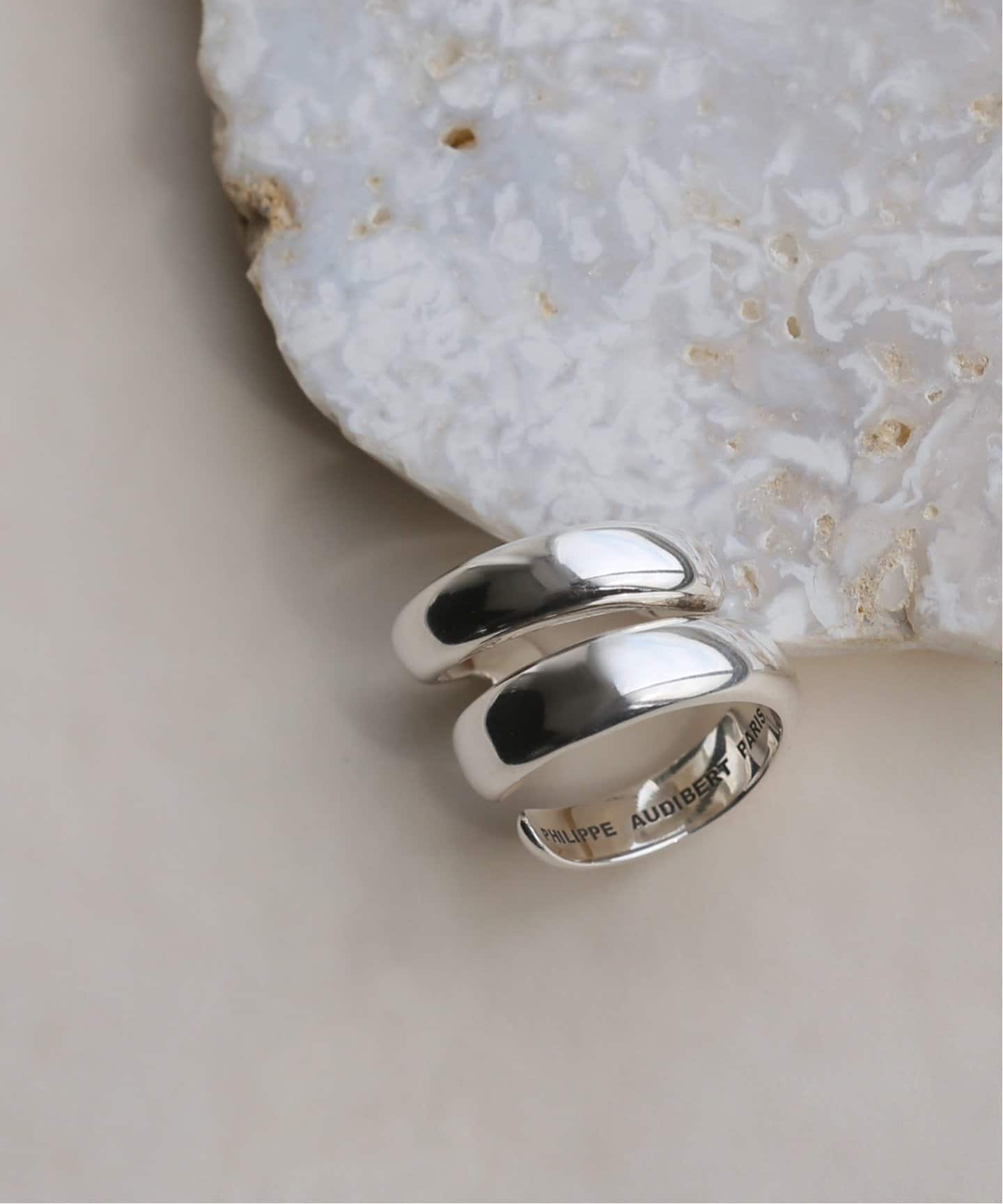PHILIPPE AUDIBERT】 Paige ring brass silve（リング）｜JOURNAL