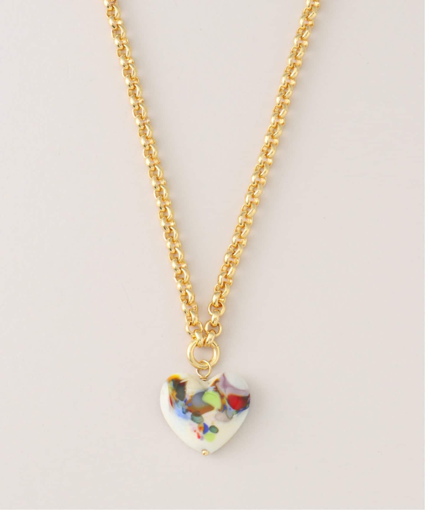 【SANDRALEXANDRA/サンドラアレキサンドラ】 HEART BELCHER CHAIN NECKL