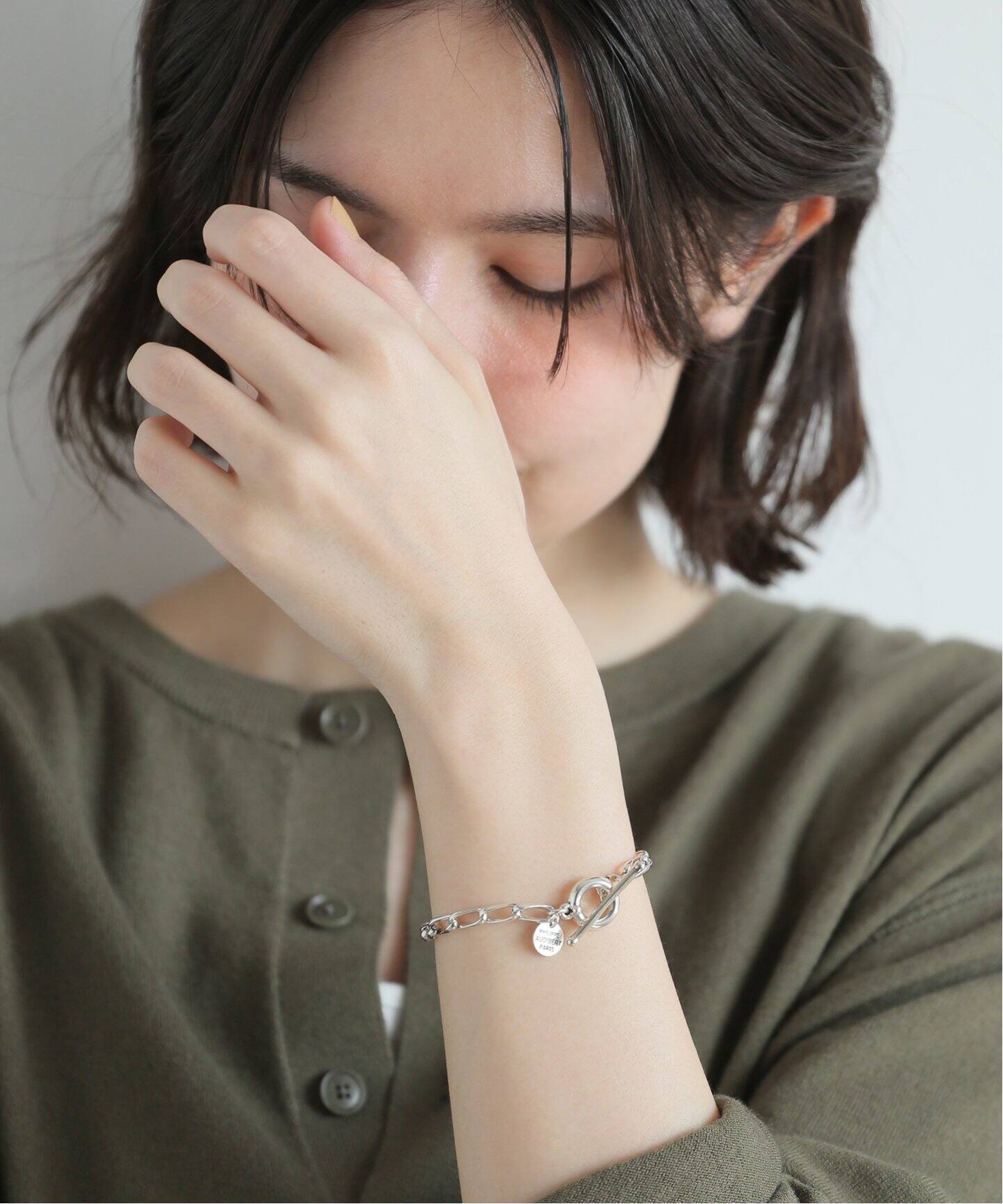 PHILIPPE AUDIBERT】Paco chain bracelet br（ブレスレット・バングル 