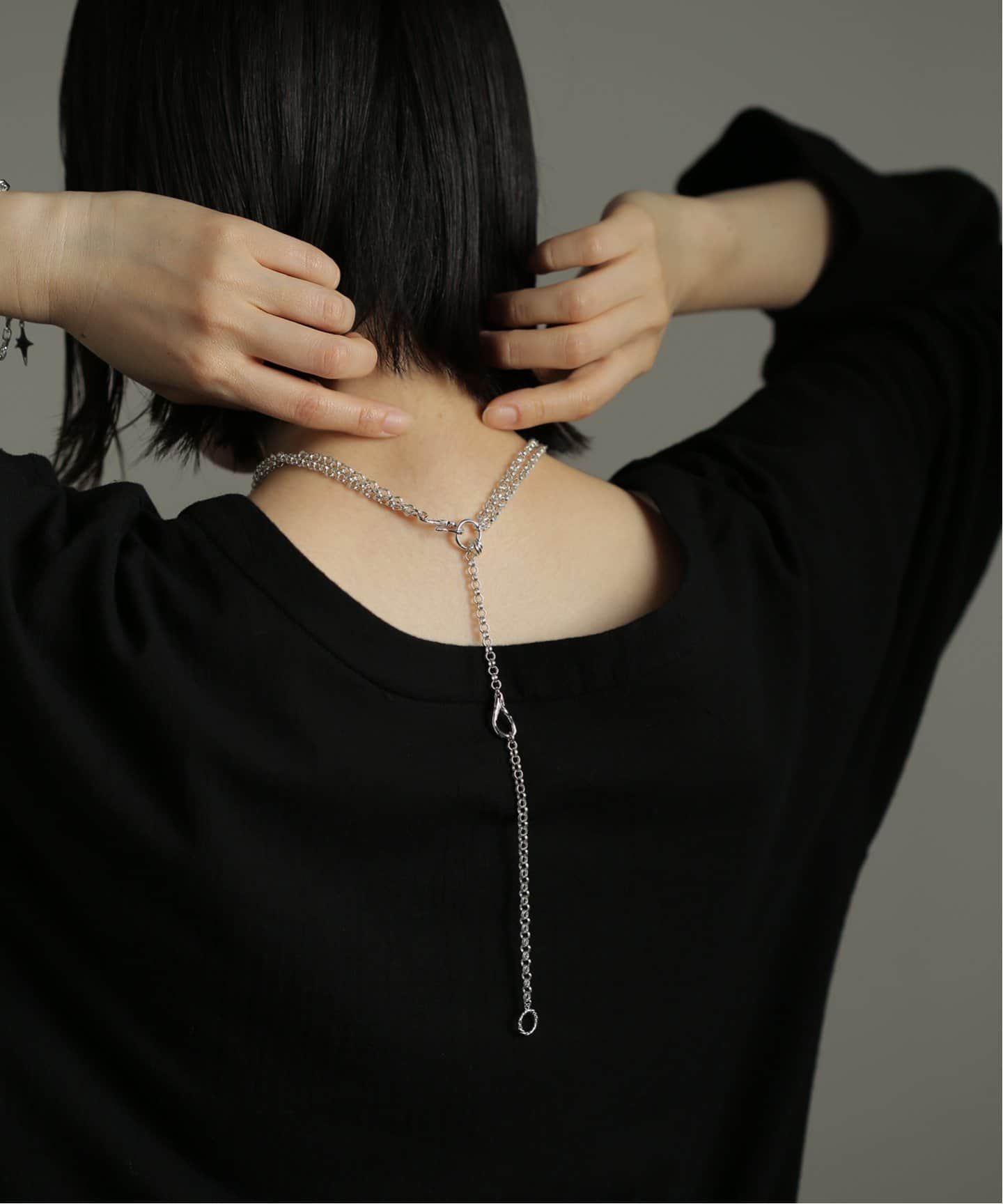 予約》【Soierie/ソワリー】Hair art lariat（ネックレス
