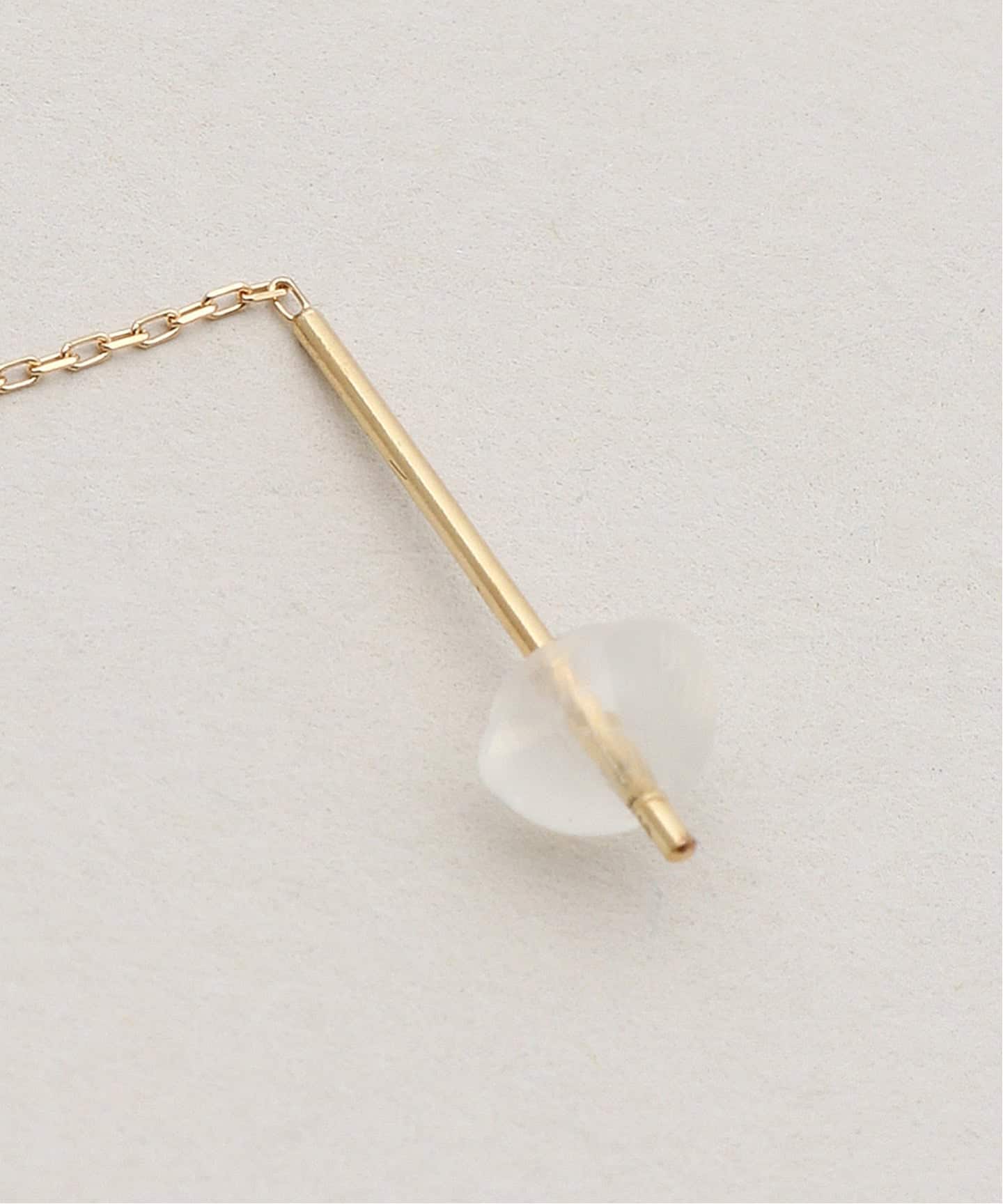 Les bonbon scalap pierce ルボンボン ピアス 片耳用 LES BONBON/ル ボンボン】 K18 liquid pierce S（ピアス（片耳用
