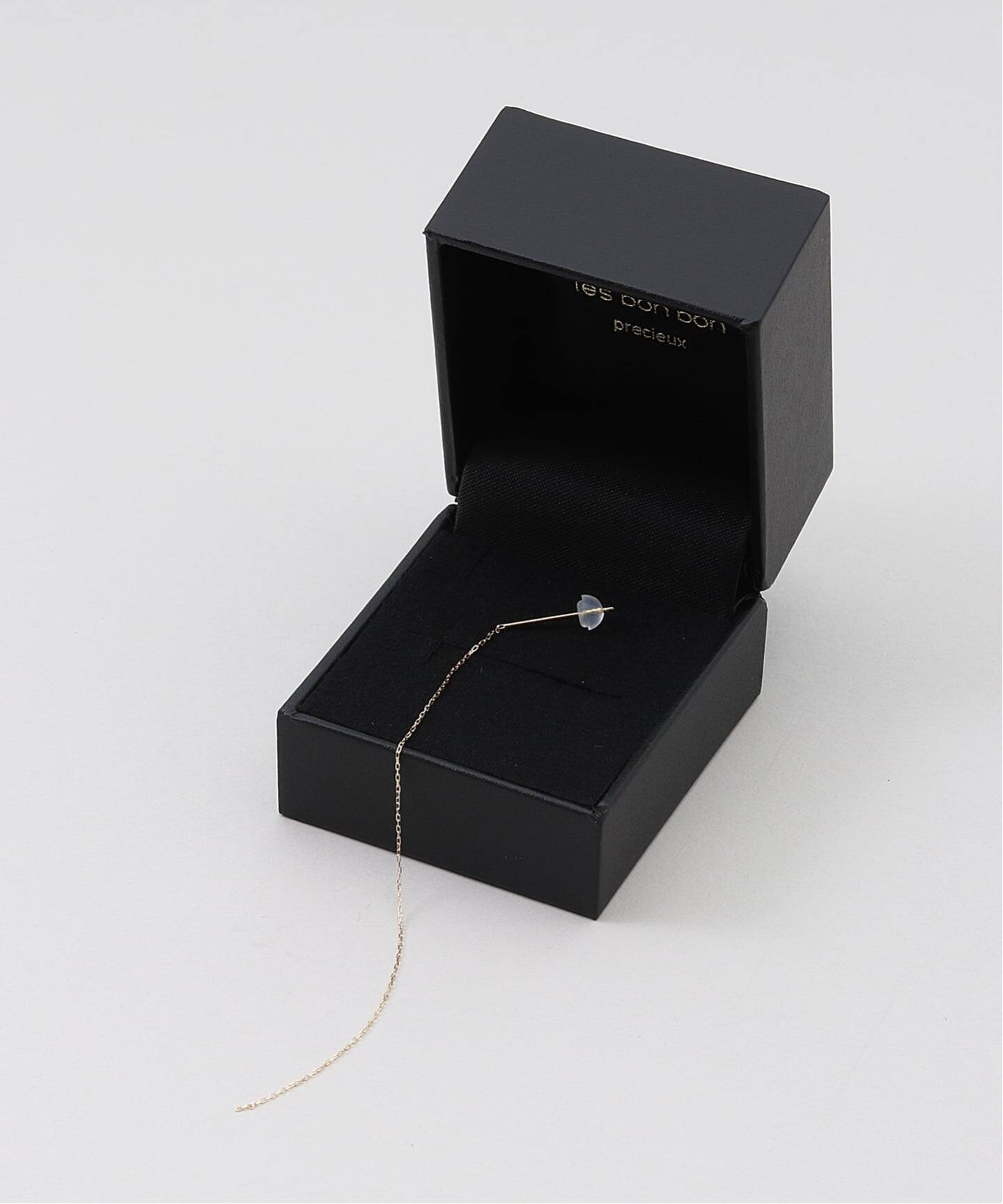 Les bonbon scalap pierce ルボンボン ピアス 片耳用 K18 organic pierce – les bon bon Online store
