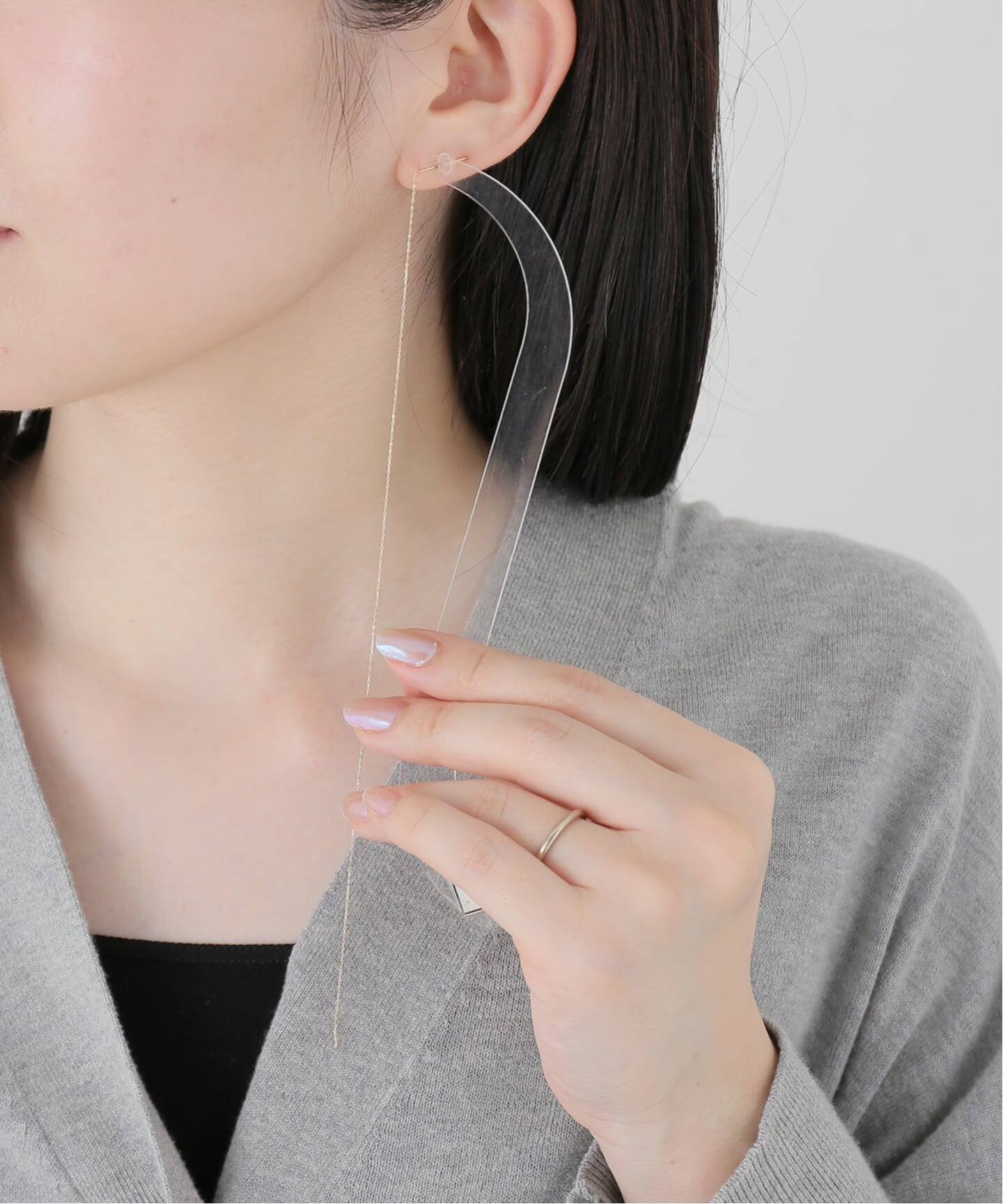 LES BONBON/ル ボンボン】K18 liquid pierce L（ピアス（片耳用