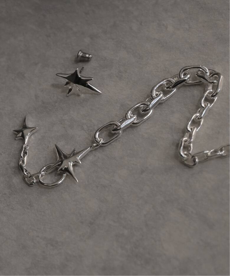 Soierie/ソワリー】 Etolile chain bracelet（ブレスレット・バングル 