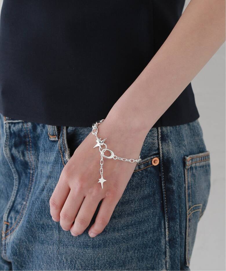 Soierie/ソワリー】 Etolile chain bracelet（ブレスレット・バングル 