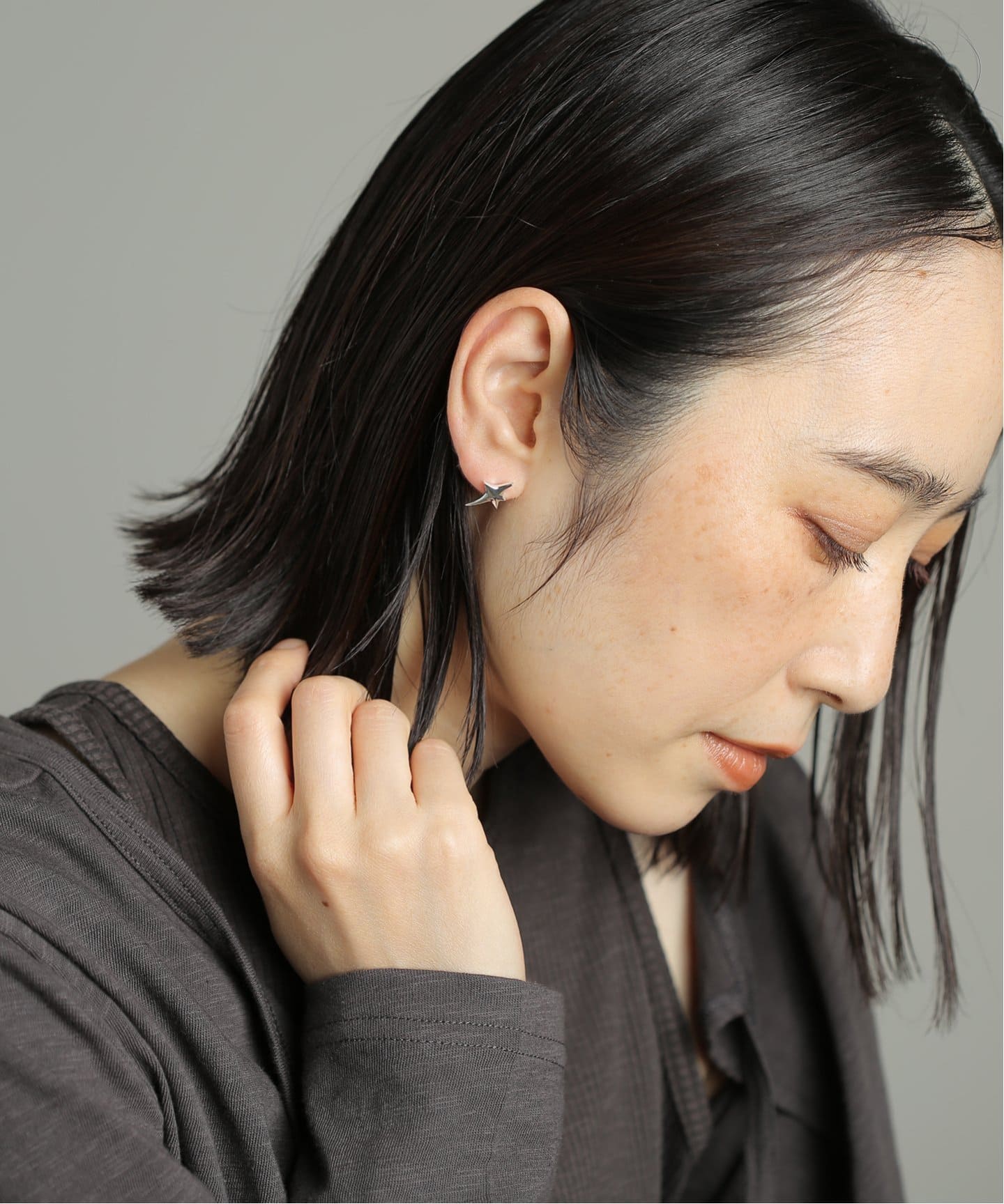 未使用/soierie/ソワリー/ピアス Soierie/ソワリー】KINETIC PARTS PIERCE（ピアス（両耳用