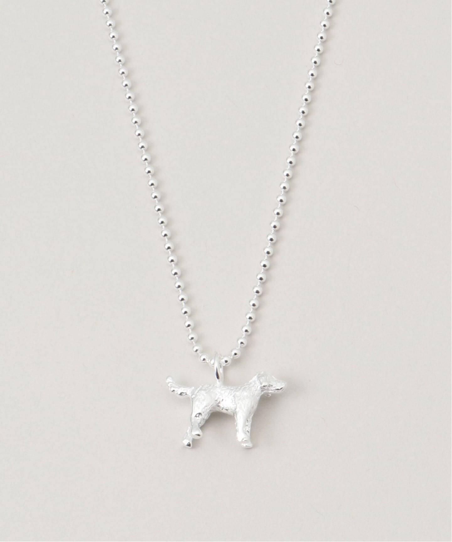 WOLF CIRCUS /ウルフサーカス】 DOG NECKLACE(SILVER BEAD CHA