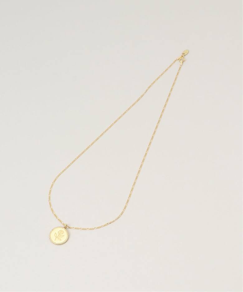 WOLF CIRCUS /ウルフサーカス】 ROSE COIN NECKLACE(GOLD FIGA 