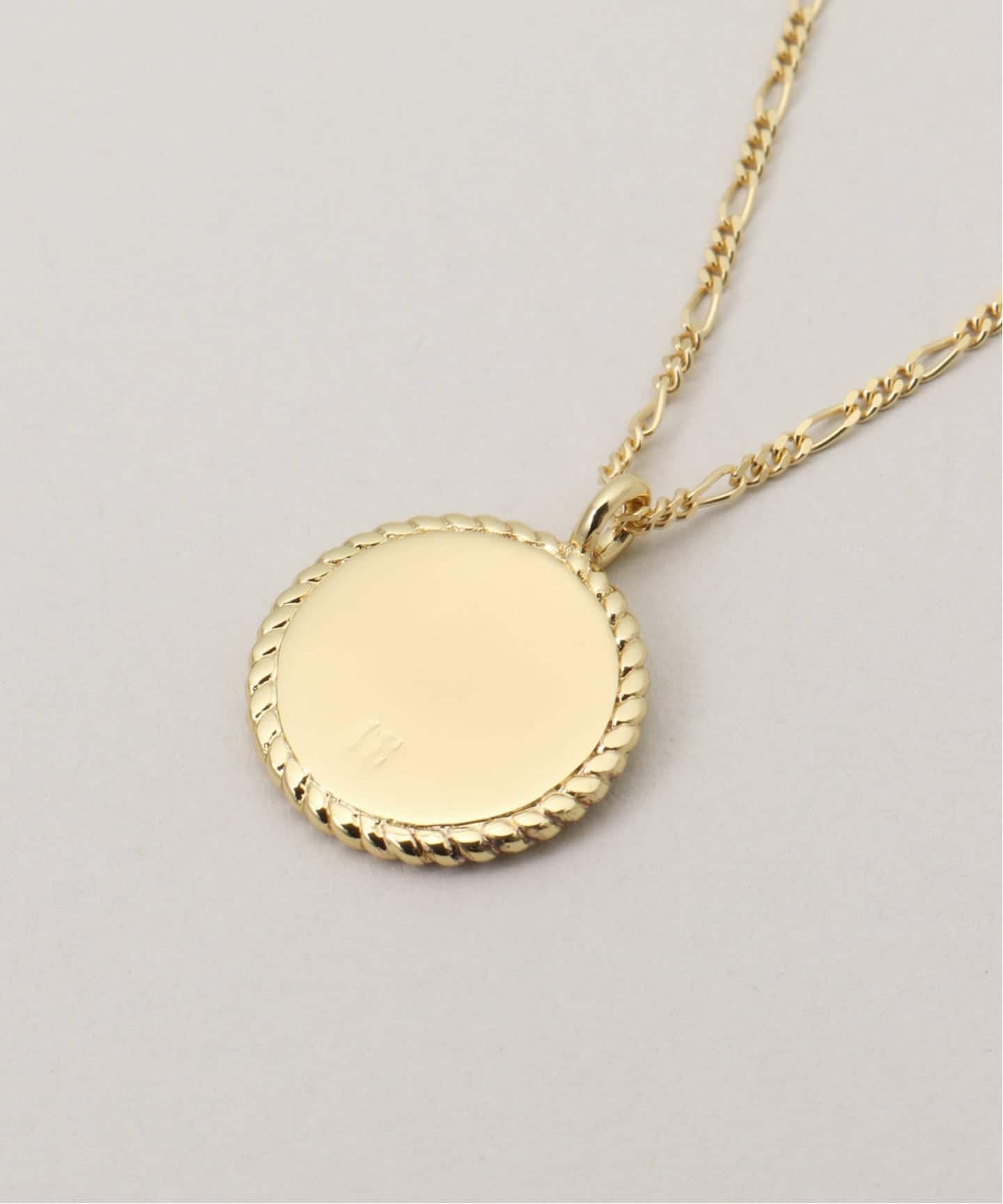 fucネックレス WOLF CIRCUS /ウルフサーカス】 ROSE COIN NECKLACE(GOLD FIGA