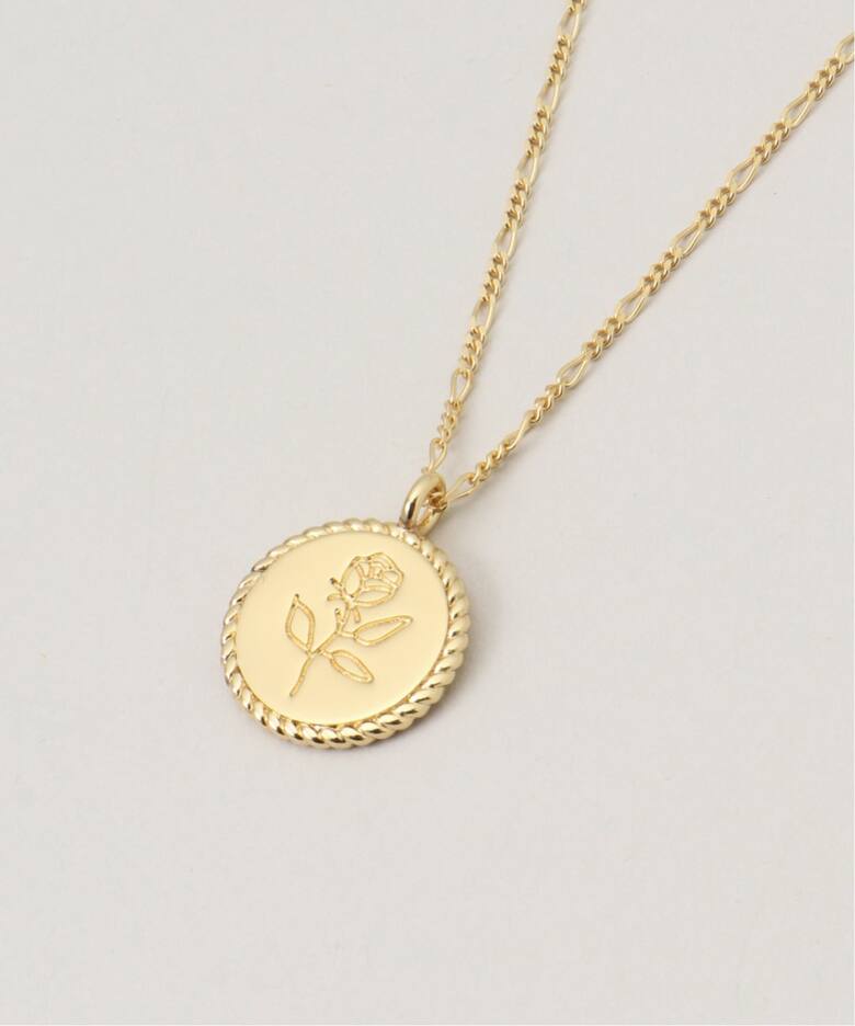 WOLF CIRCUS /ウルフサーカス】 ROSE COIN NECKLACE(GOLD FIGA 