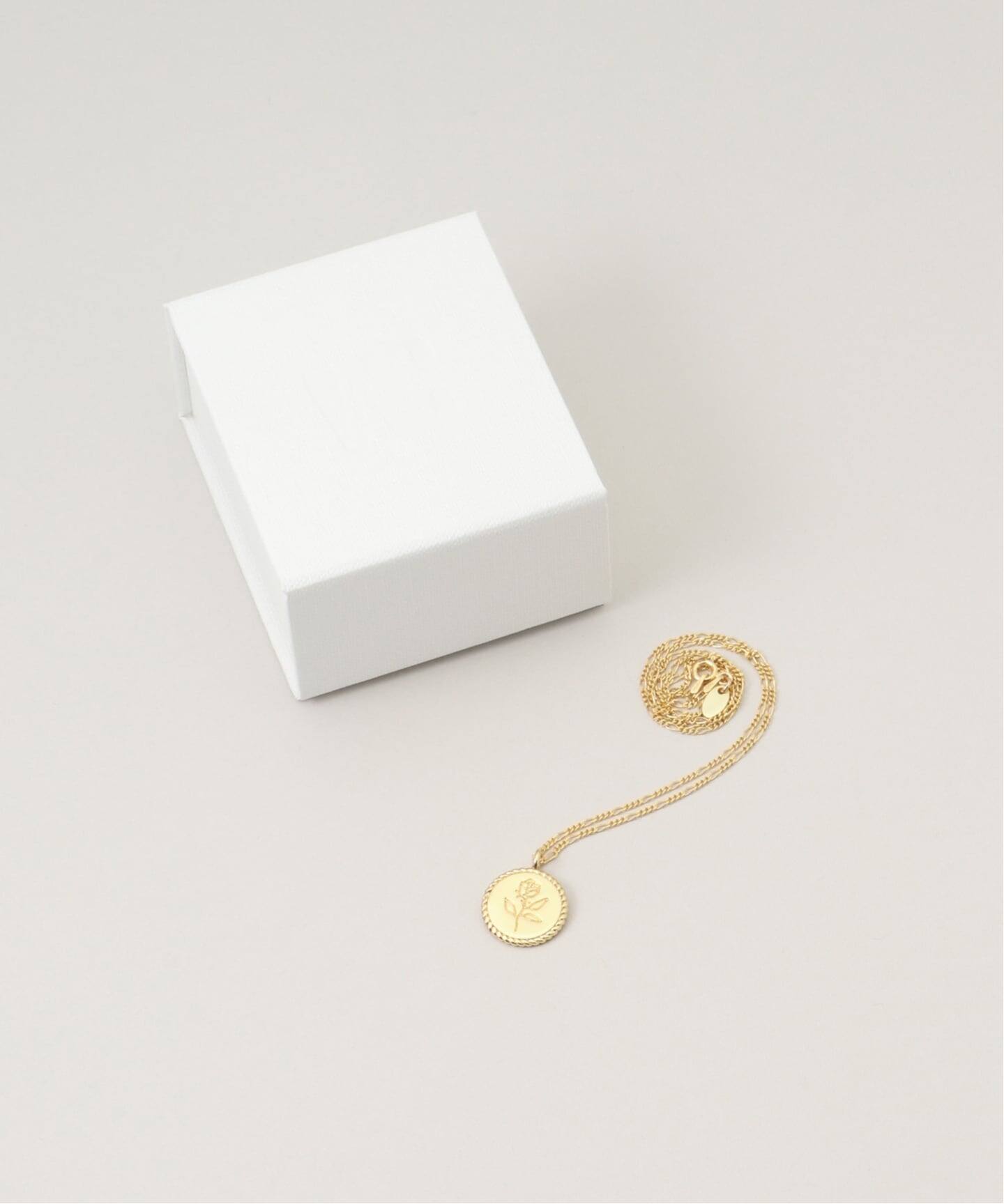 WOLF CIRCUS /ウルフサーカス】 ROSE COIN NECKLACE(GOLD FIGA