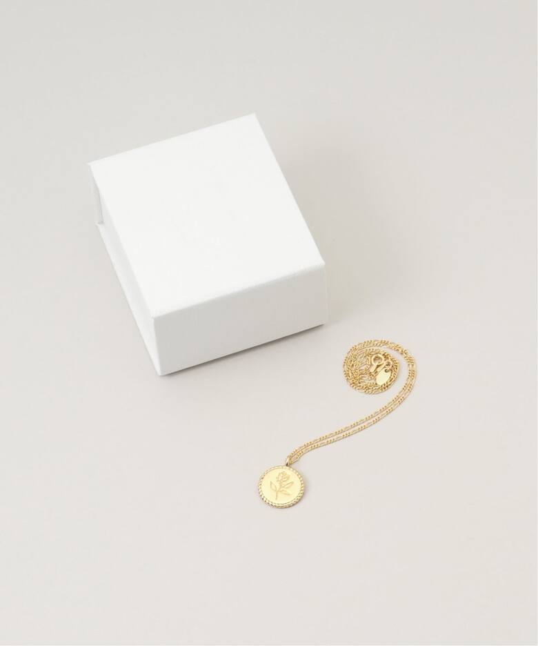 WOLF CIRCUS /ウルフサーカス】 ROSE COIN NECKLACE(GOLD FIGA 