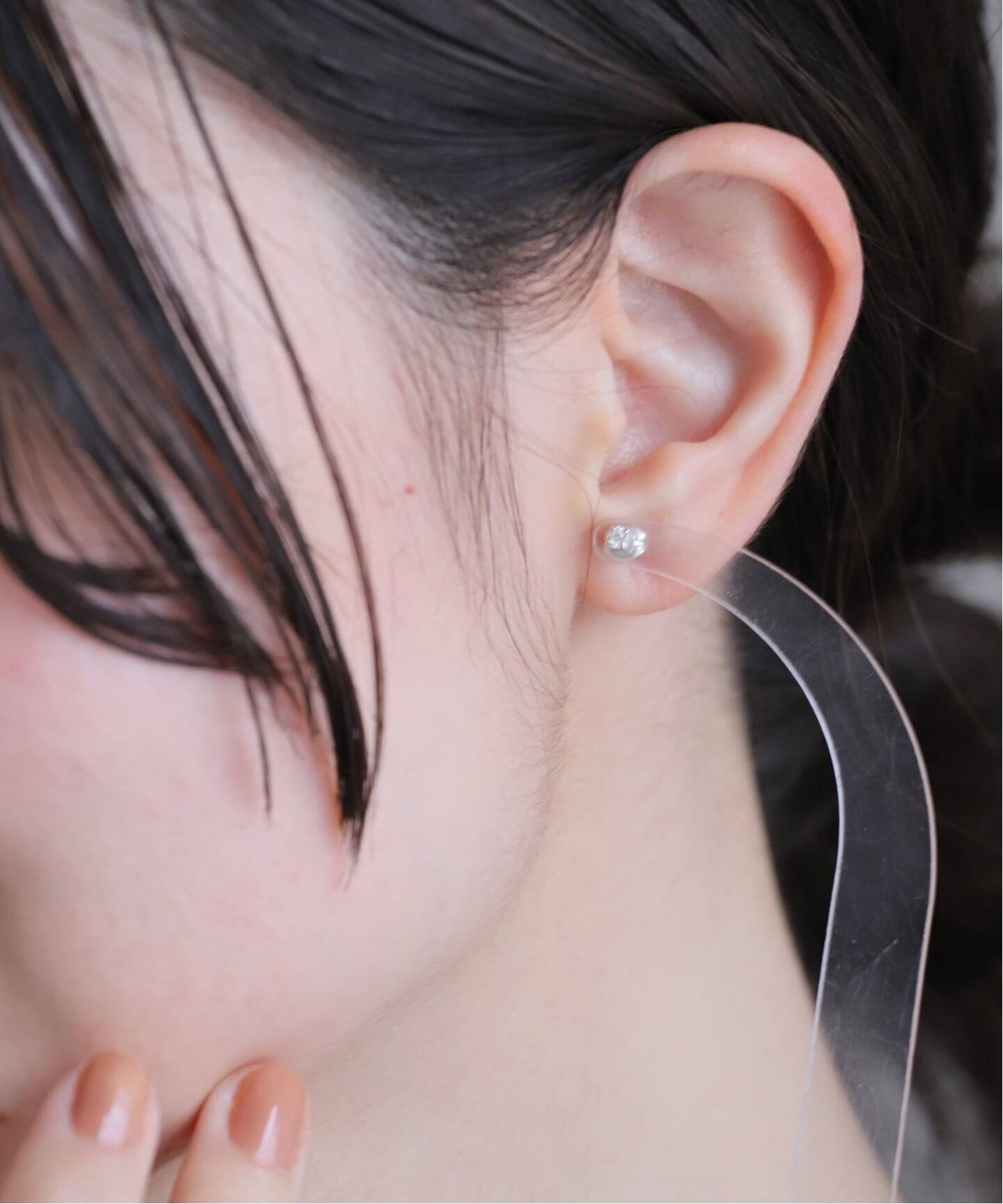 VALENTINE /ヴァレンタイン】 Studs Stone Pierce（ピアス（片耳用