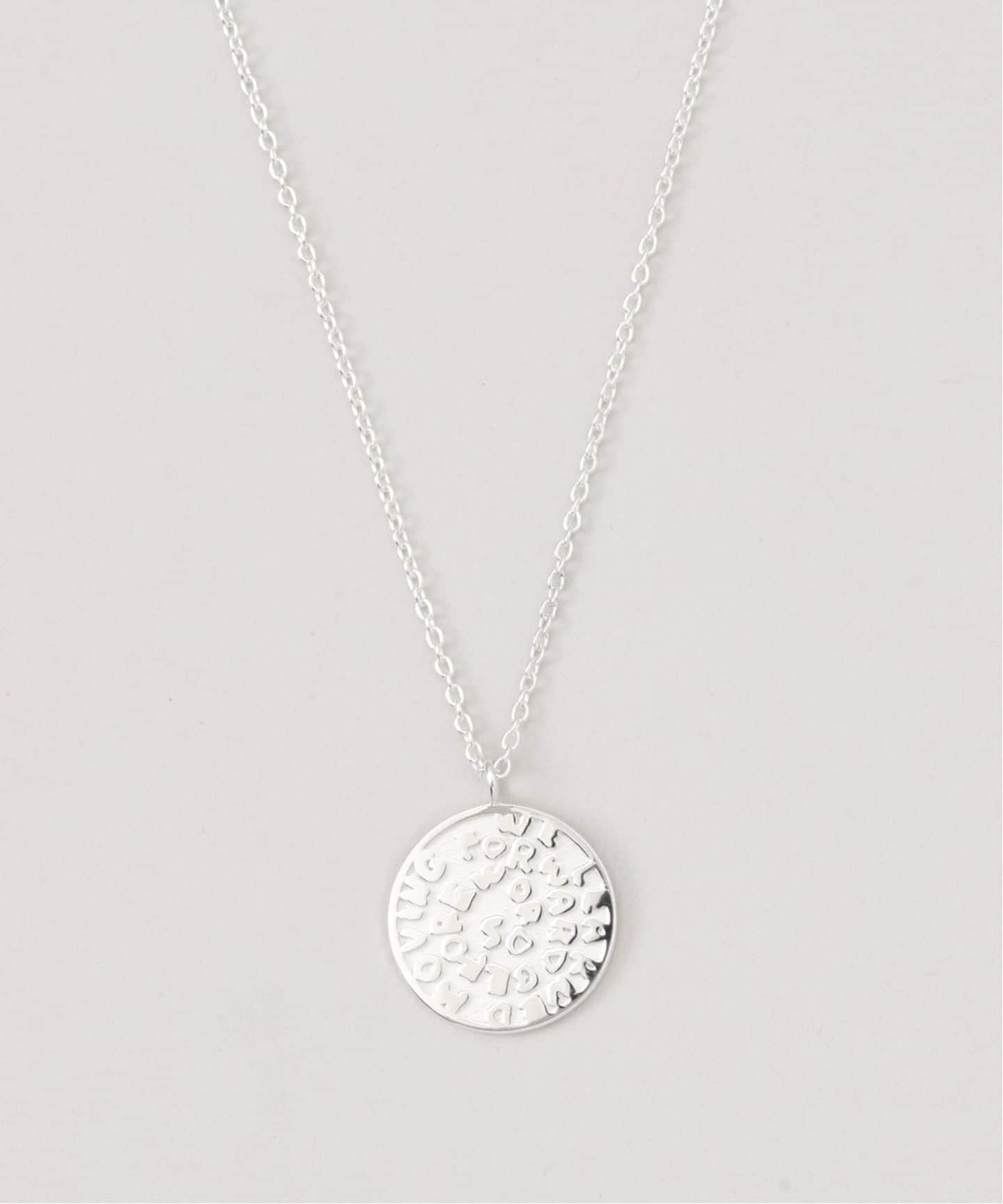 新品！JOURNAL STANDARD 購入　コインネックレス　シルバー VALENTINE /ヴァレンタイン】 Original Coin Necklace